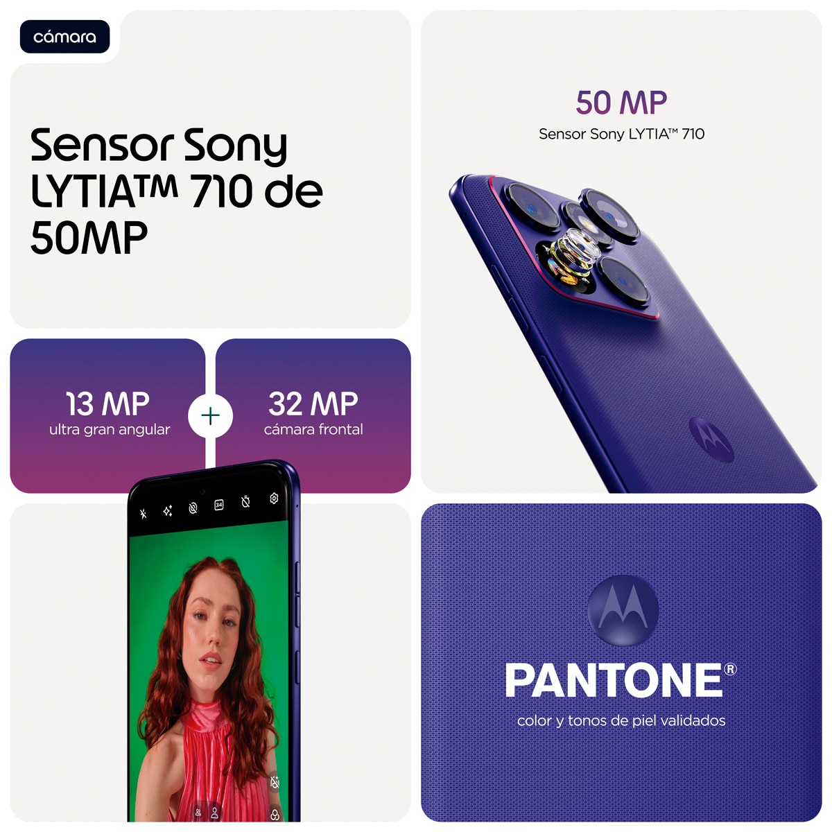 Móvil Motorola Edge 70 Fusion Power 6,78" Qualcomm Snapdragon 7s Gen 3 - Orient Blue 256 GB + 8 GB RAM Orient Blue-7