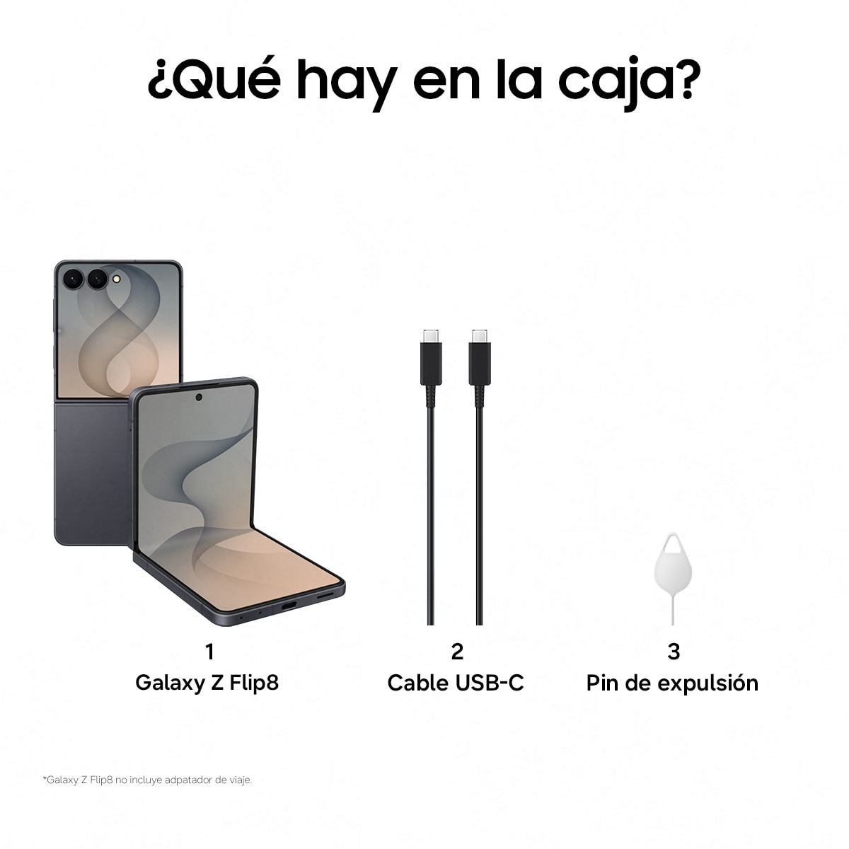 Móvil Samsung Galaxy Z Flip8 6,9" Exynos 2600 - Grafito 256 GB + 12 GB RAM Grafito-8