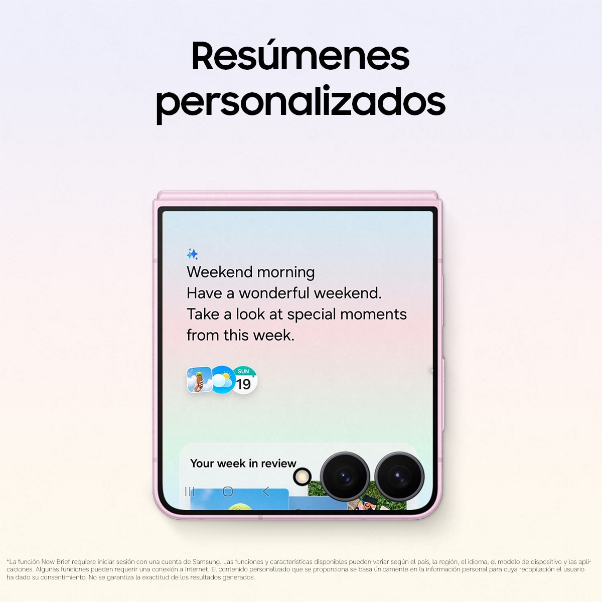 Móvil Samsung Galaxy Z Flip8 6,9" Exynos 2600 Crema-5