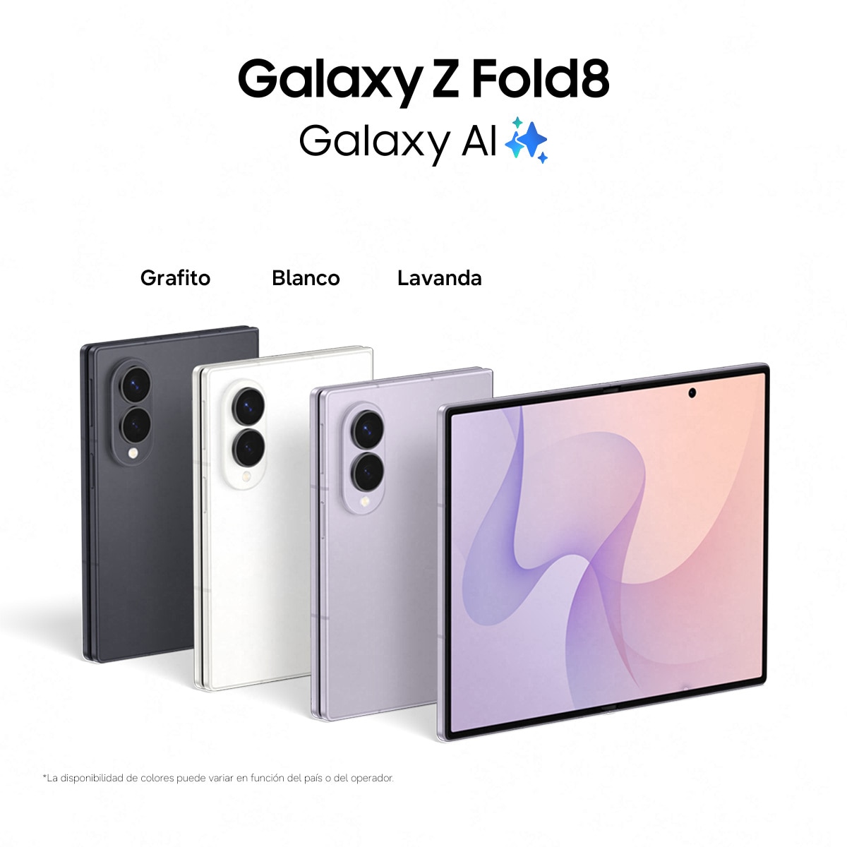 Móvil Samsung Galaxy Z Fold8 7,6" Snapdragon 8 Elite - Lavanda 1 TB + 16 GB RAM Lavanda-2