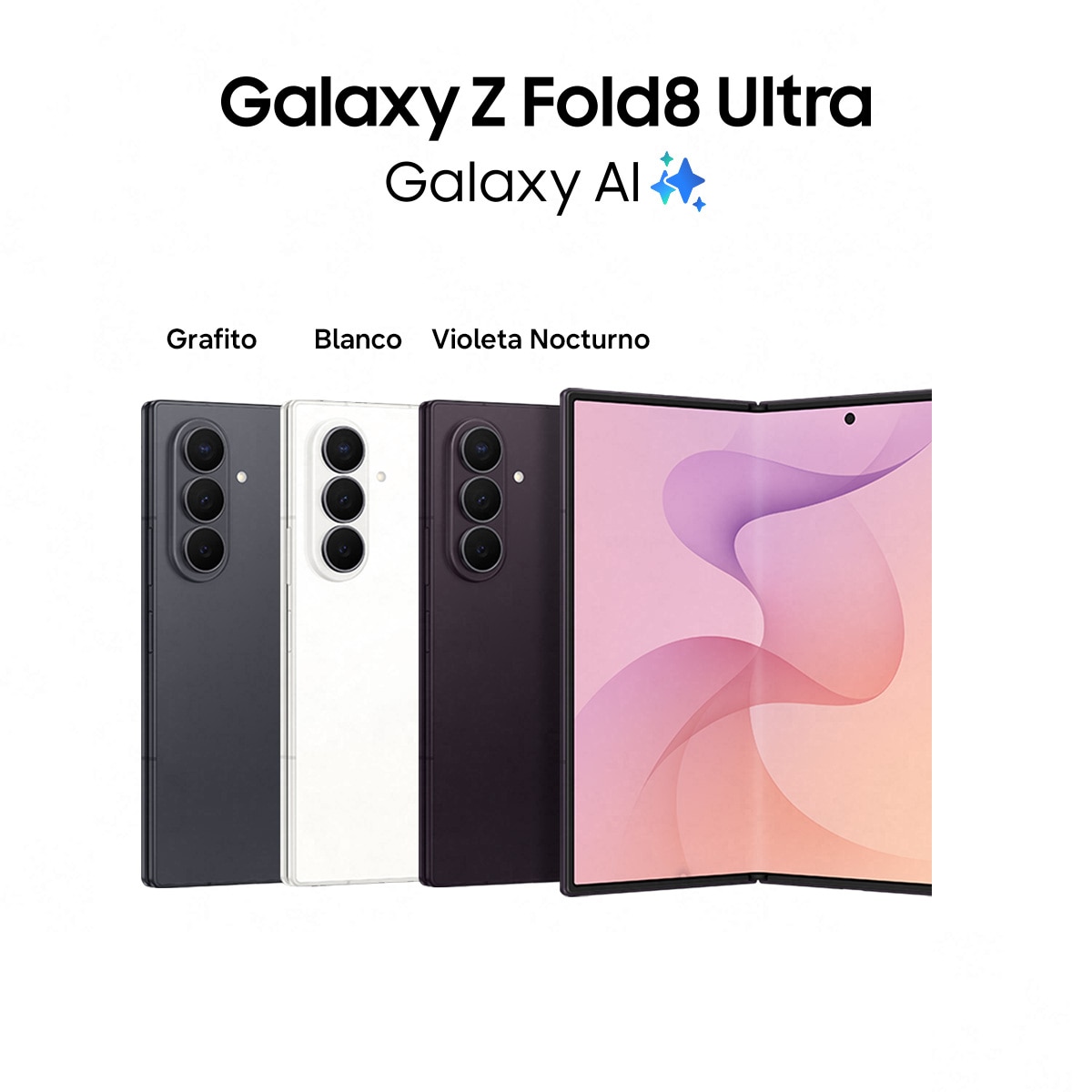 Móvil Samsung Galaxy Z Fold8 Ultra 8" Snapdragon 8 Elite - Violeta Nocturno 256 GB + 12 GB RAM Violeta Nocturno-2