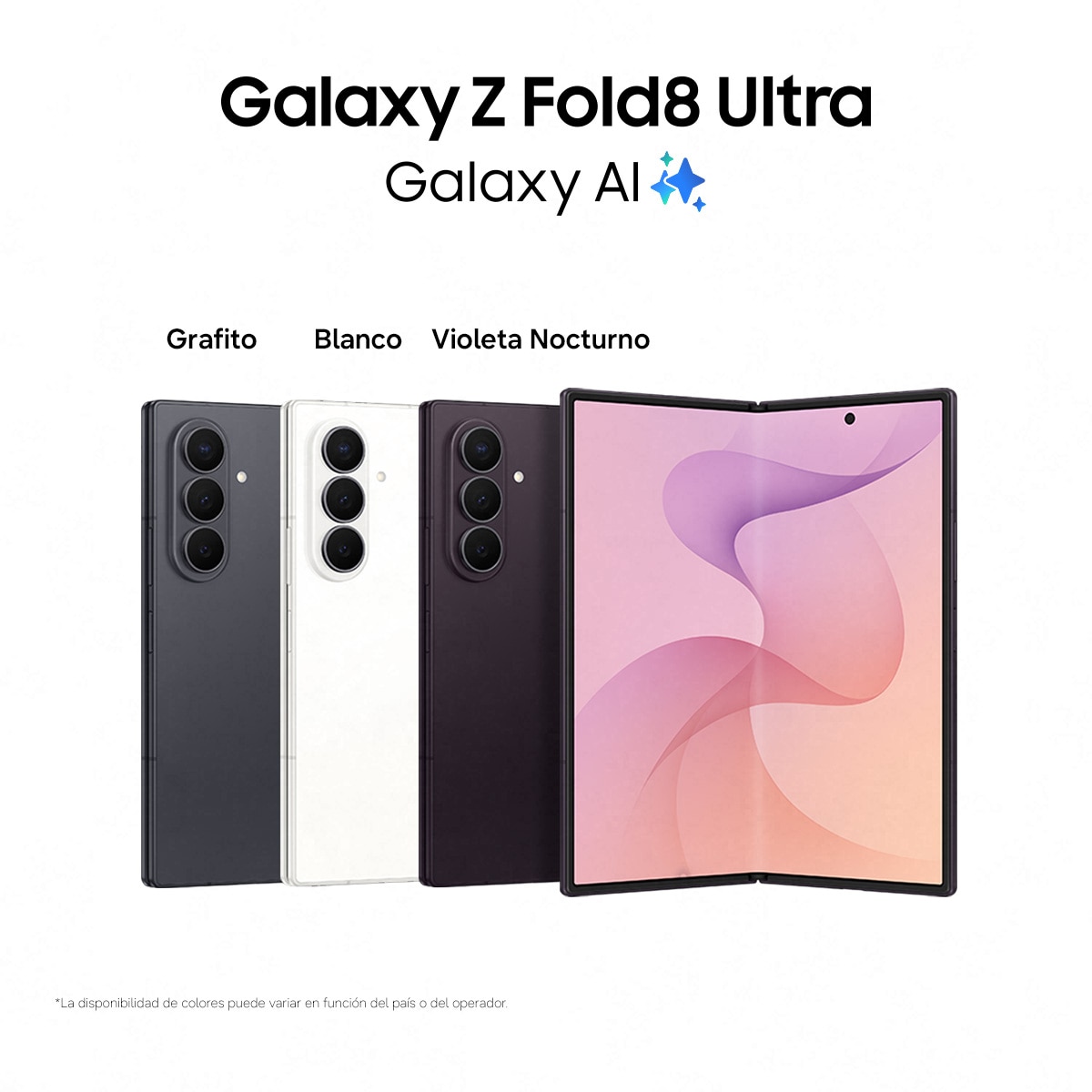 Móvil Samsung Galaxy Z Fold8 Ultra 8" Snapdragon 8 Elite - Blanco 1 TB + 16 GB RAM Blanco-2