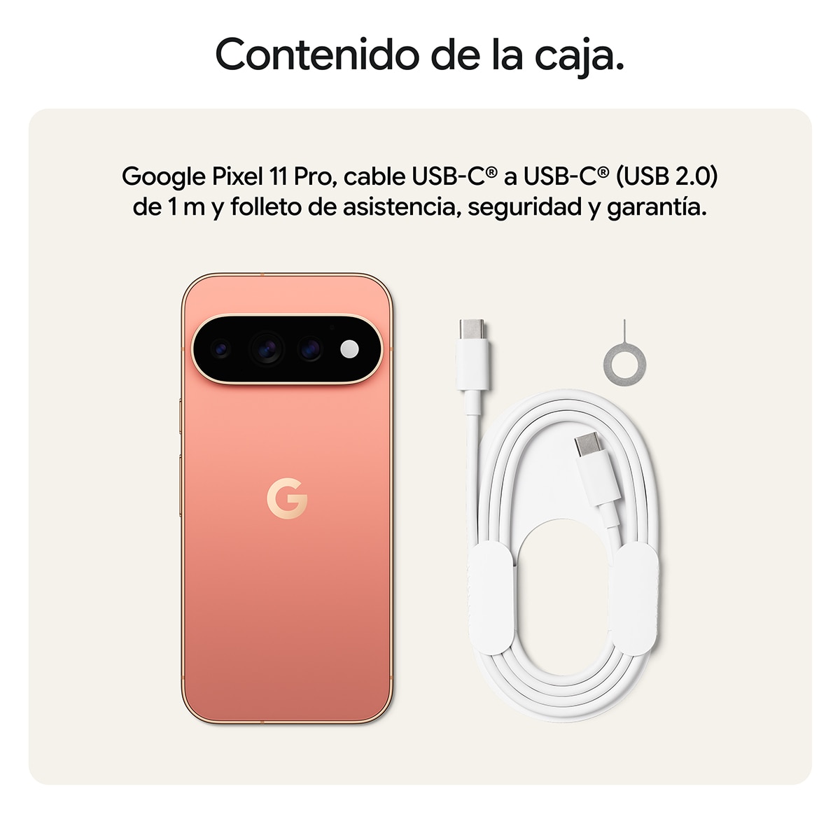 Móvil Google Pixel 11 Pro 6,3" Google Tensor G6 - Arenisca 256 GB + 12 GB RAM Arenisca-14