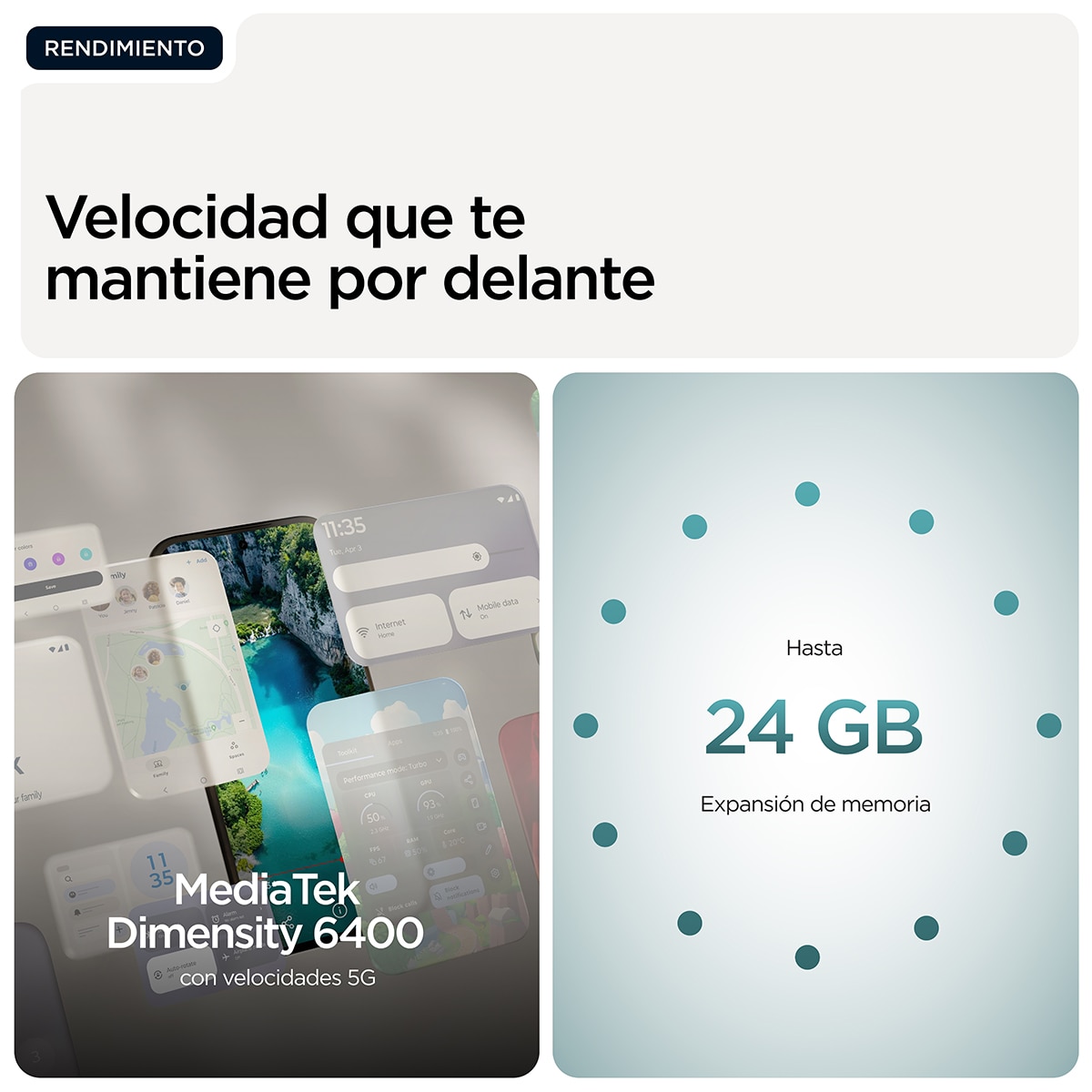 Móvil Motorola moto g77 5G 8GB + 512GB 6,78" MediaTek Dimensity 6400 - Pantone Shaded Spruce 512 GB + 8 GB RAM Pantone Shaded Spruce-12