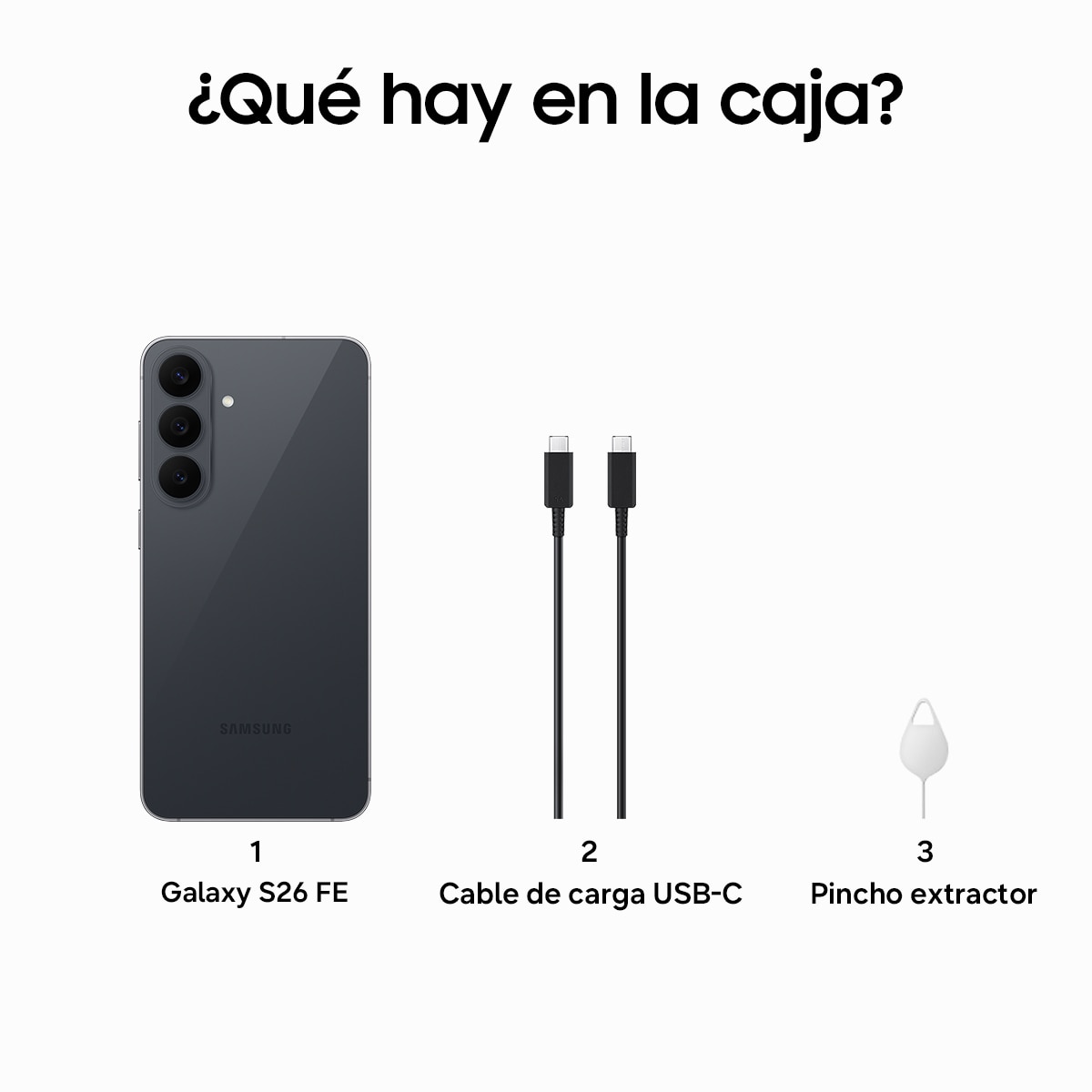 Móvil Samsung Galaxy S26 FE 6,7" Exynos 2500 - Grafito 128 GB + 8 GB RAM Grafito-9