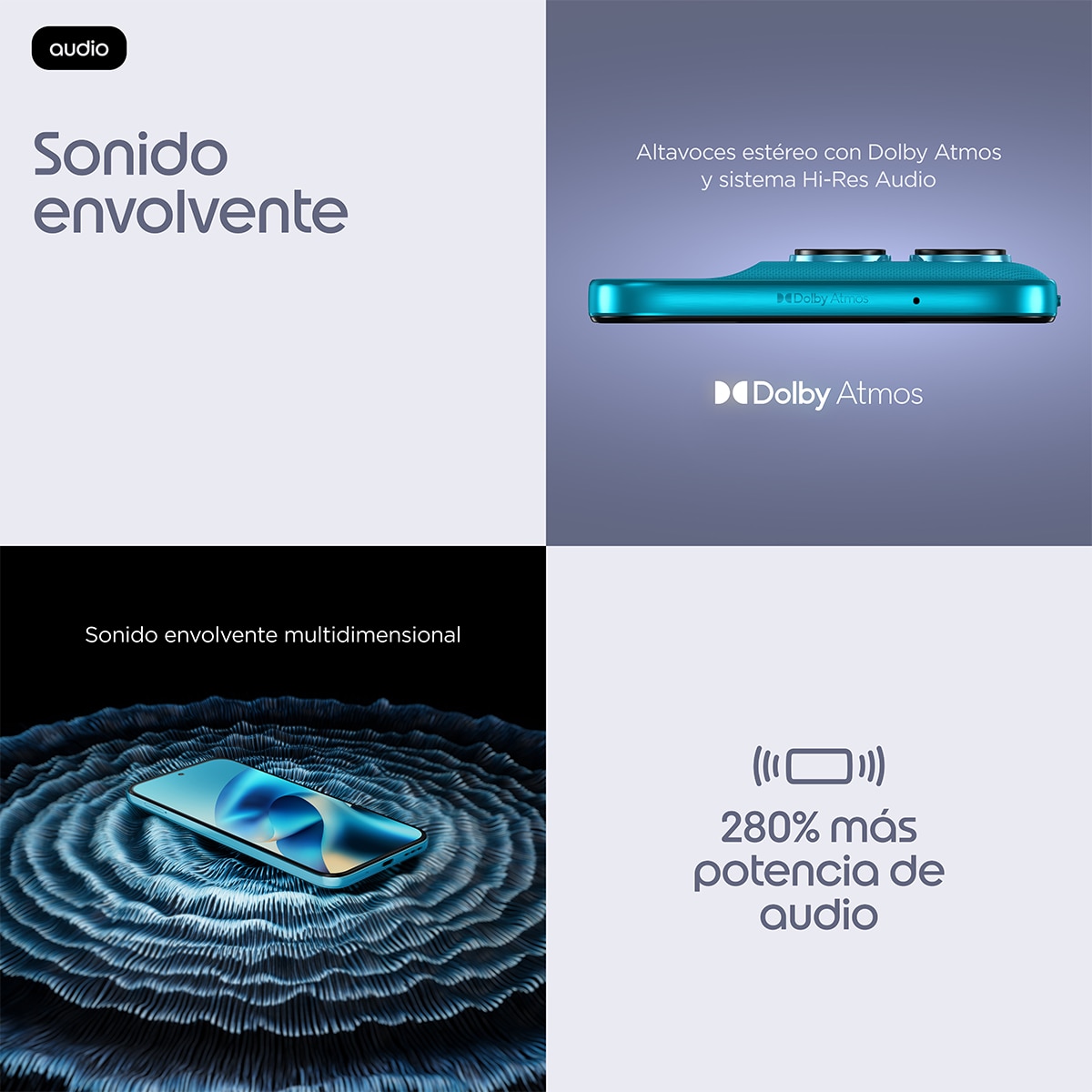 Móvil Motorola Moto g87 6,78" MediaTek Dimensity 6400 Pantone Blue Atoll-13