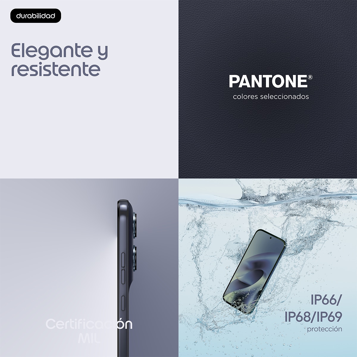 Móvil Motorola Moto g87 6,78" MediaTek Dimensity 6400 - Pantone Overture 256 GB + 12 GB RAM Pantone Overture-12
