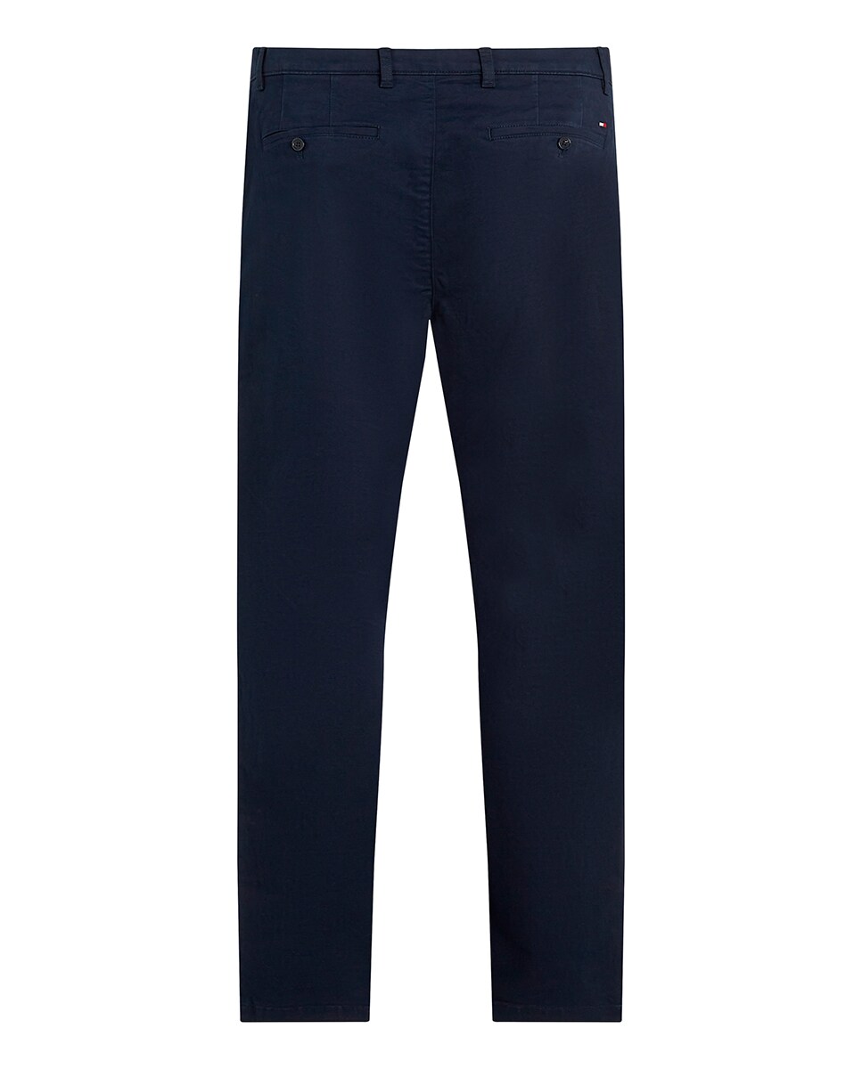 Pantalón de hombre tipo chino fit Denton tallas grandes 40 Azul marino