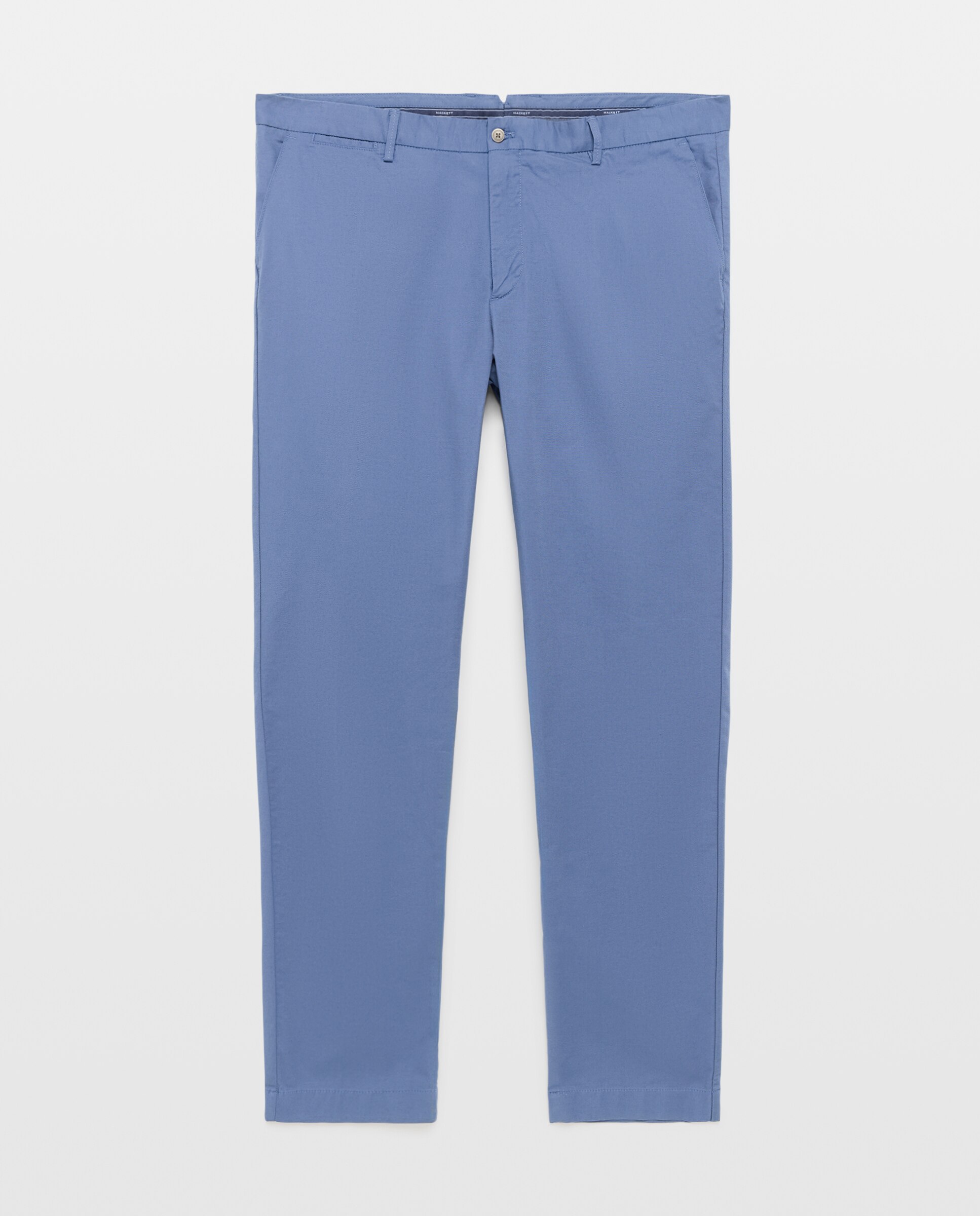 Chino de hombre regular canvas texturizado tallas grandes - Hackett - Azul Azul-4