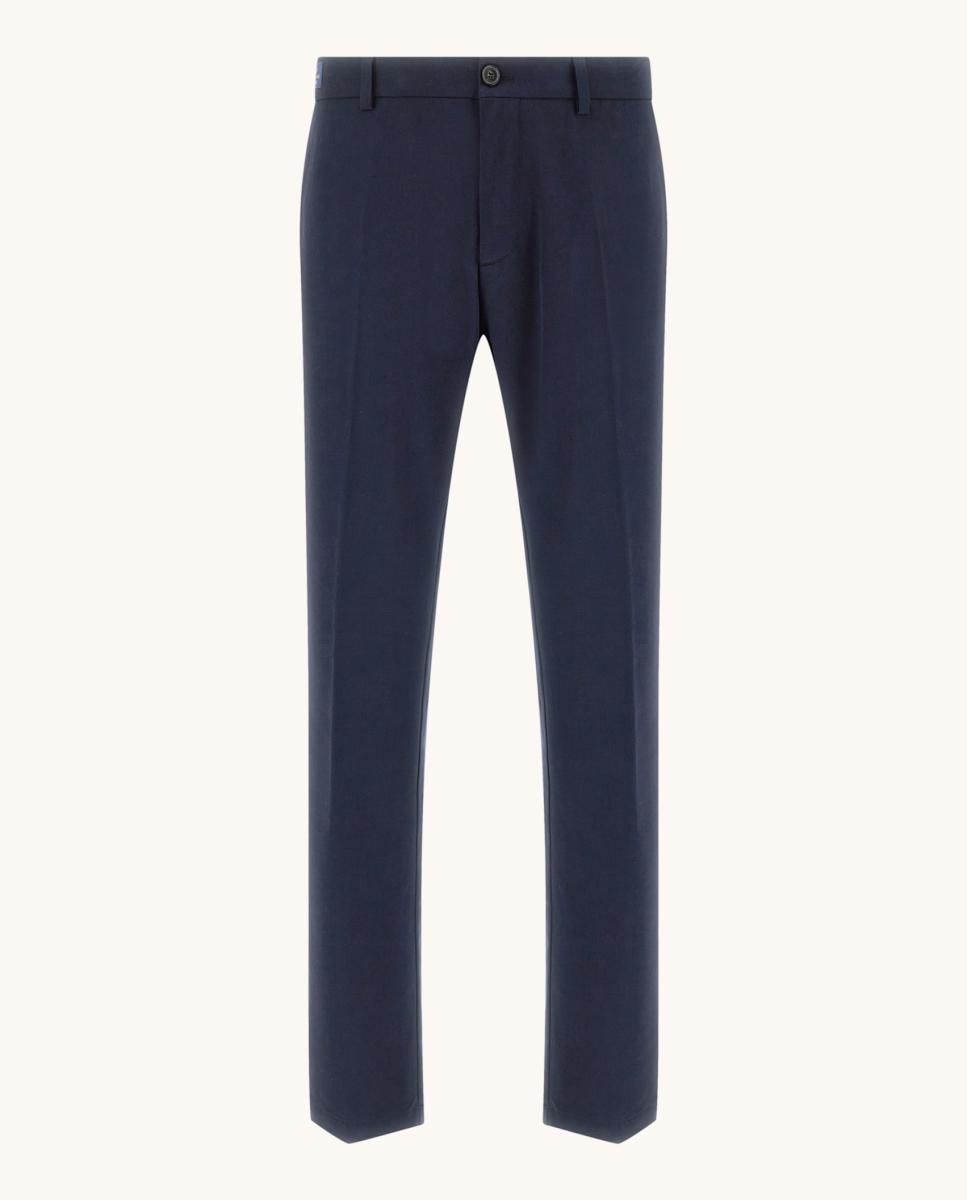 Pantalón chino de hombre Bellagio sin pliegues tallas grandes - Paul & Shark - Azul marino Azul marino-1