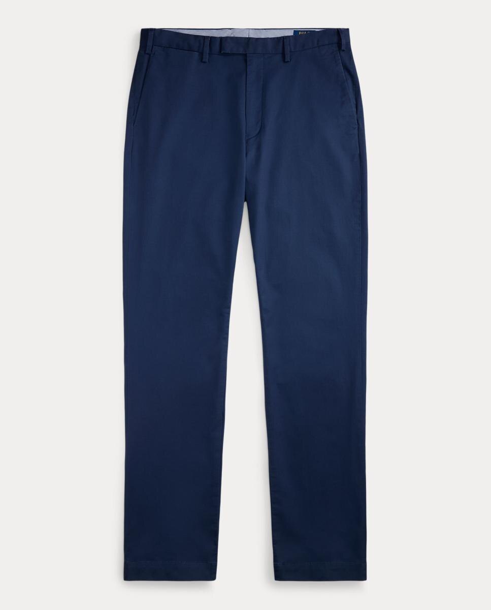 Calças Chino Greenwich Slim Fit Tamanhos Grandes Azul-marinho-6