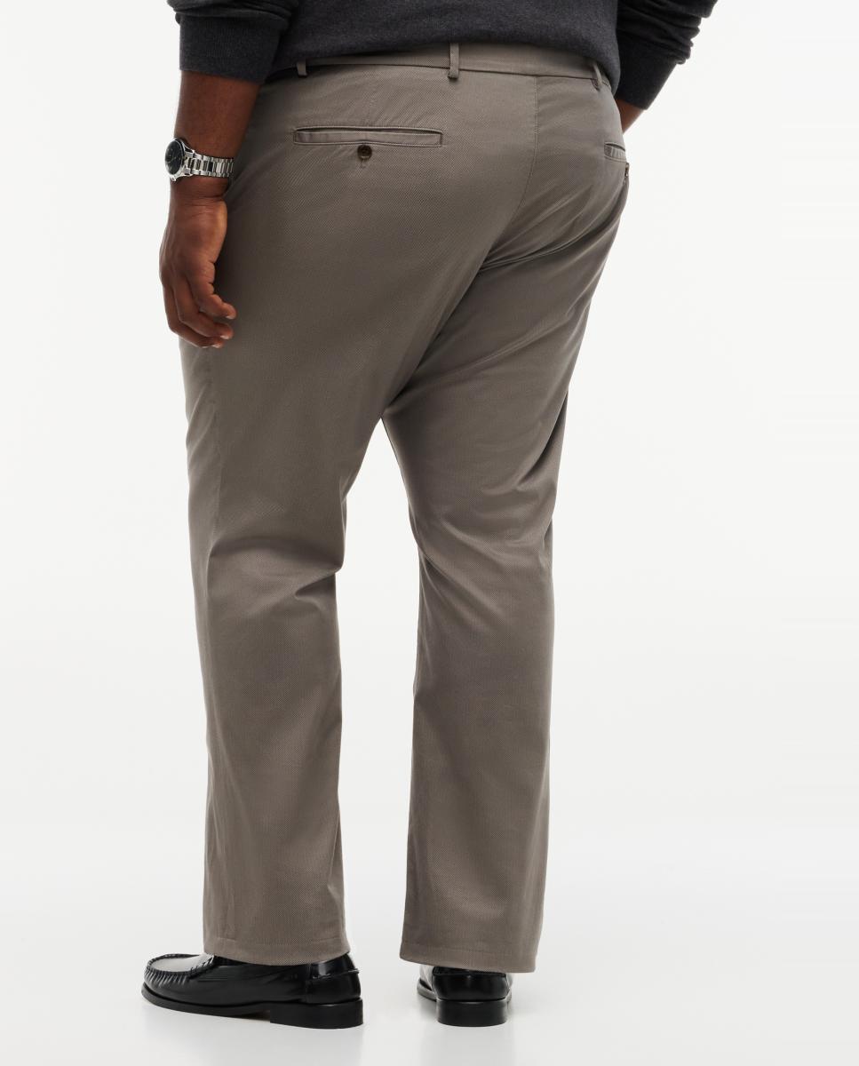Calças Chino com Estampado Tamanhos Grandes Cinzento-3