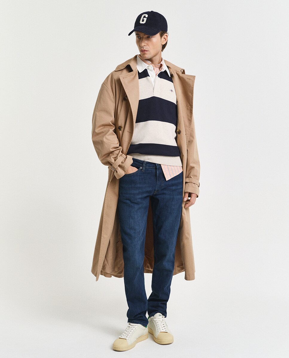 Pantalón jeans slim fit de hombre tallas grandes · Gant · El Corte