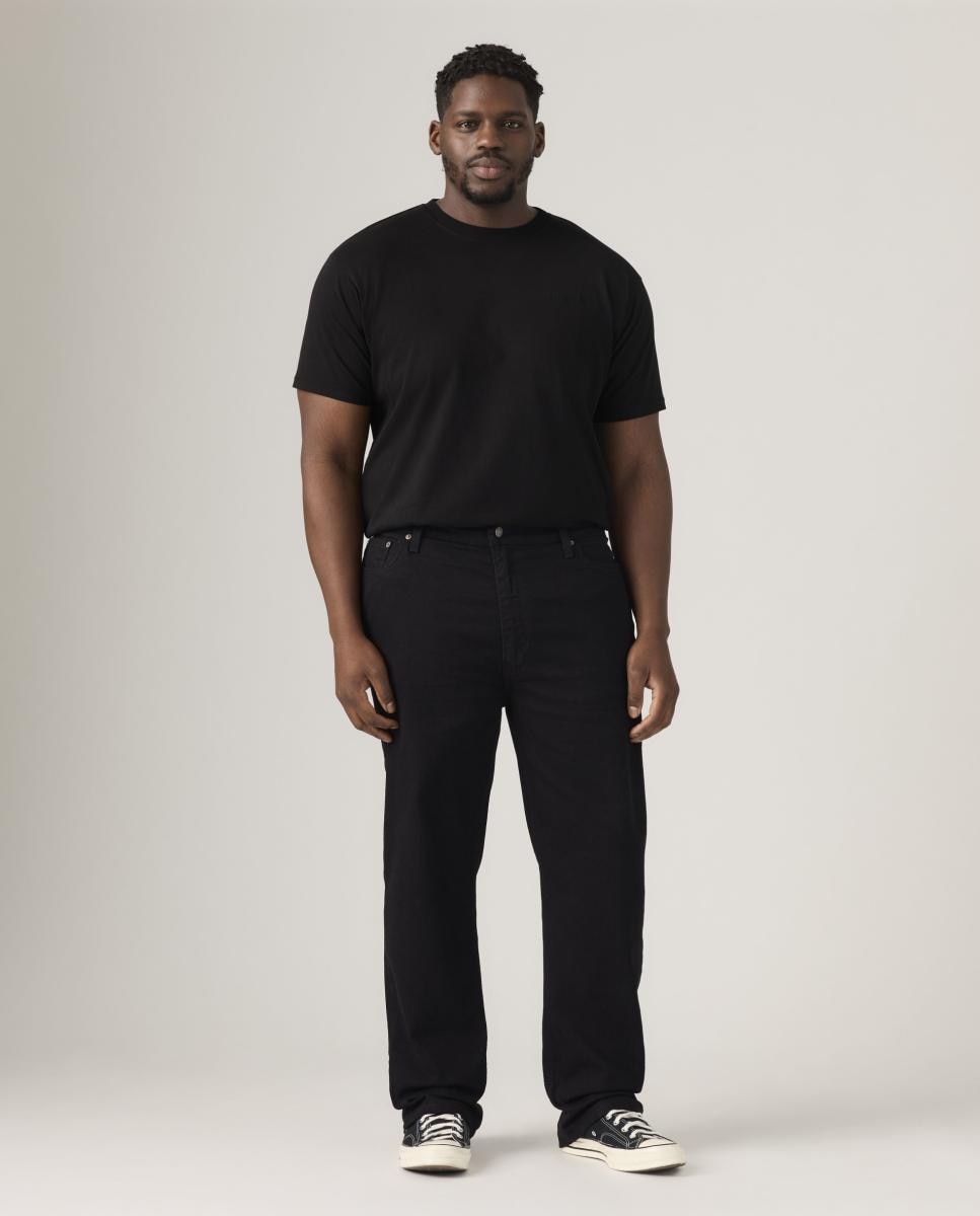 Jeans 541™ Athletic Taper com Stretch Tamanhos Grandes Preto-1