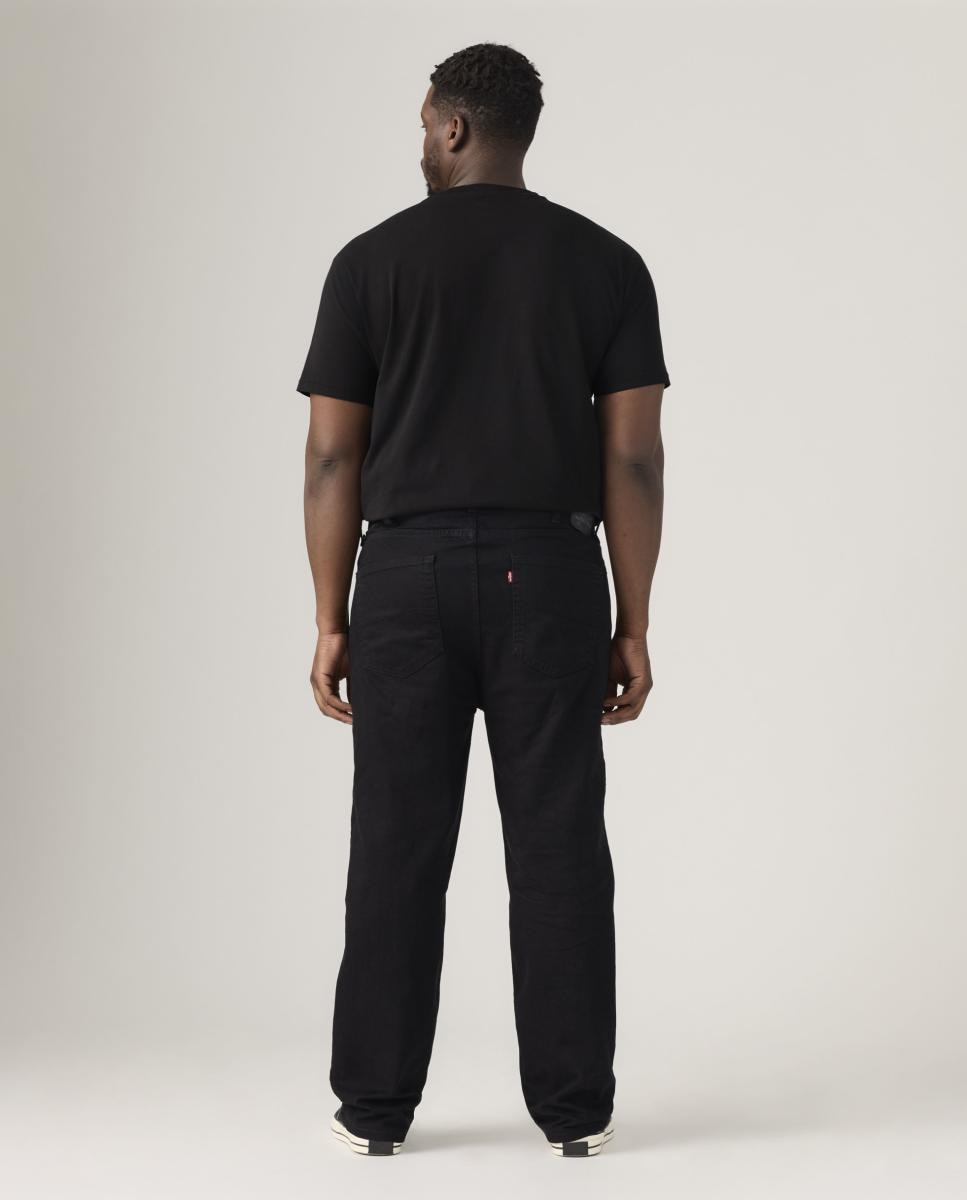 Jeans 541™ Athletic Taper com Stretch Tamanhos Grandes Preto-3