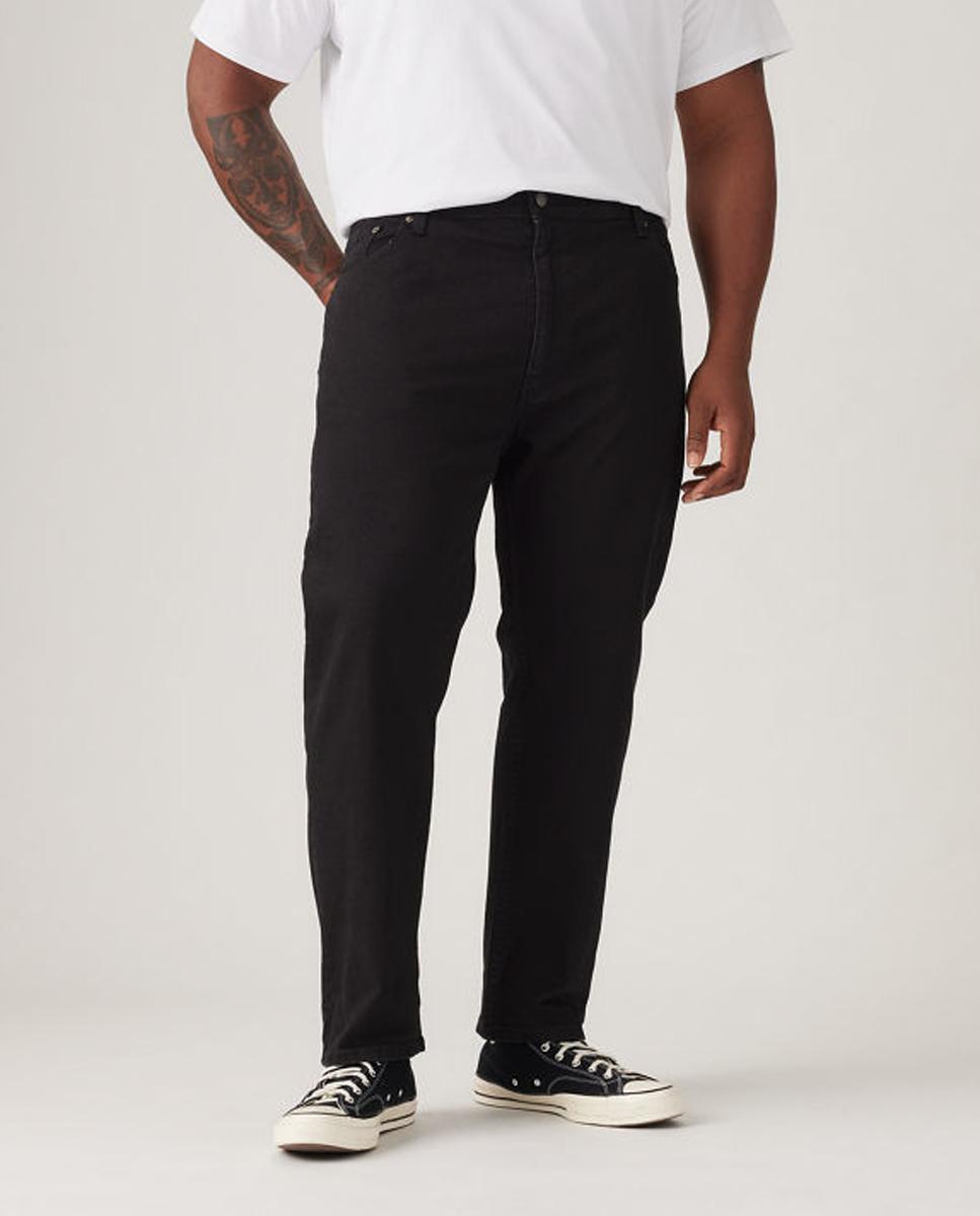 Jeans 502? Taper com Stretch Tamanhos Grandes Preto-2