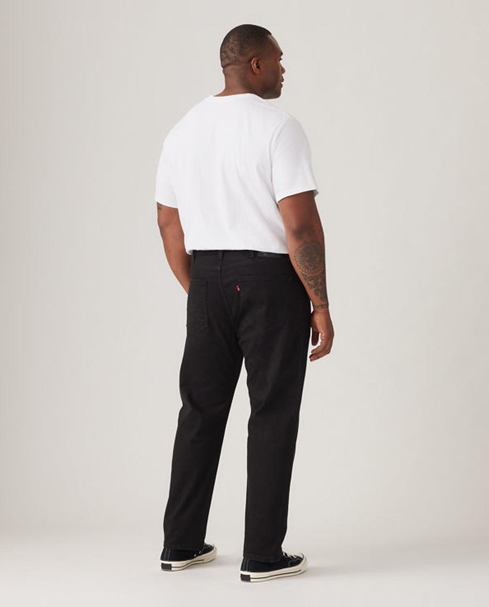 Jeans 502? Taper com Stretch Tamanhos Grandes Preto-3