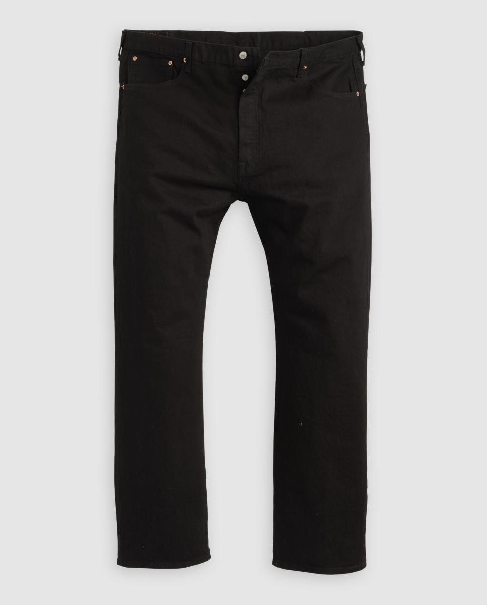 Jeans Straight 501® Original de Algodão Tamanhos Grandes Preto-5