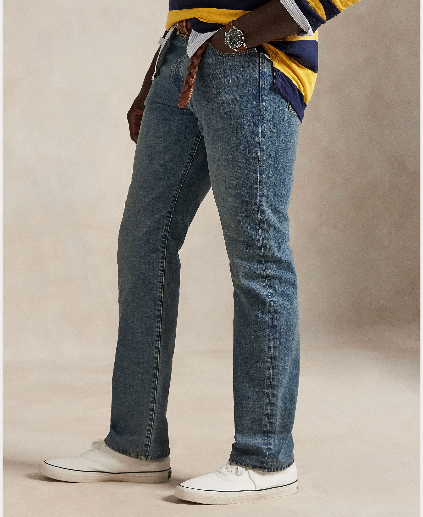 Jeans Straight Fit Parkside Tamanhos Grandes Azul-claro-6