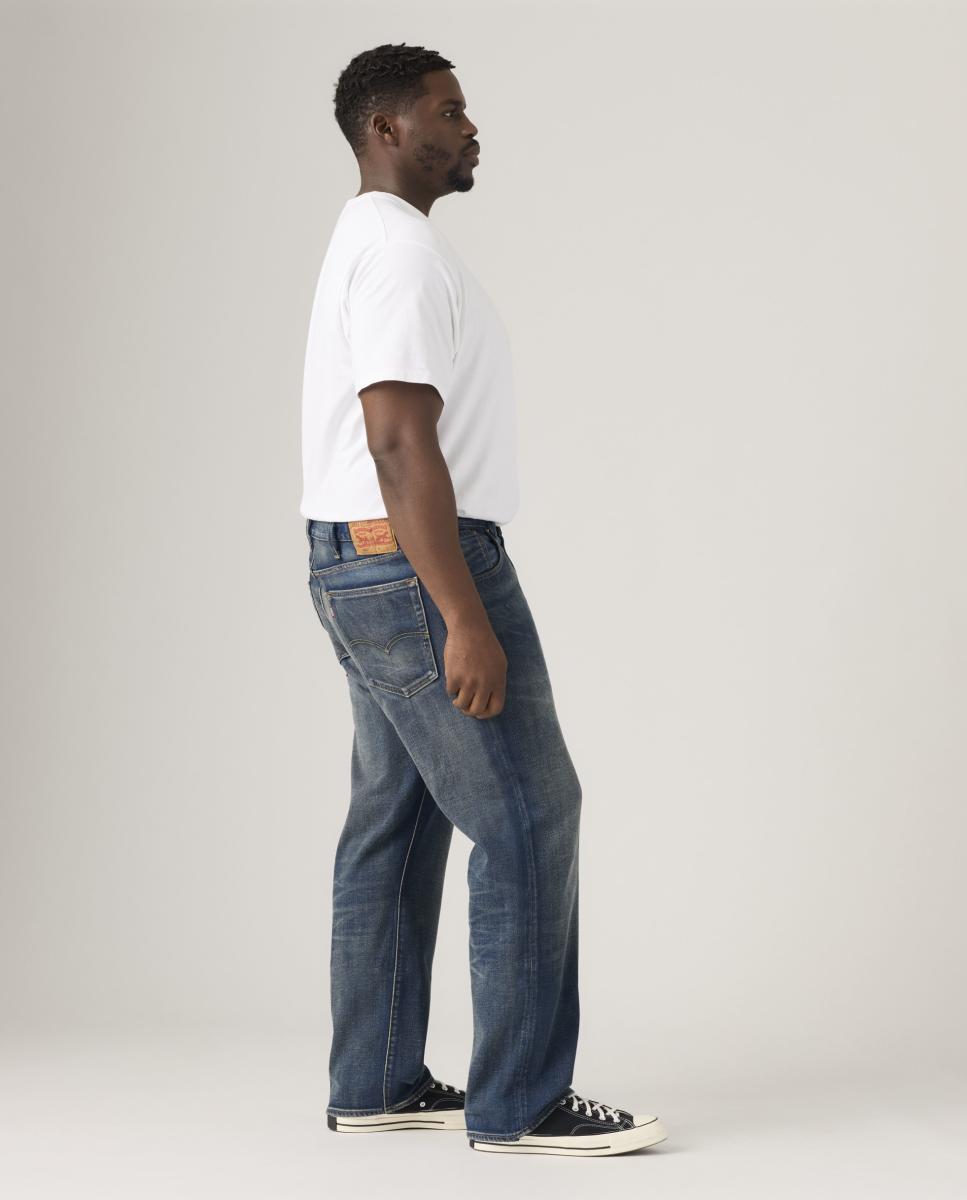 Jeans 501® Original Straight Tamanhos Grandes Azul-marinho-4