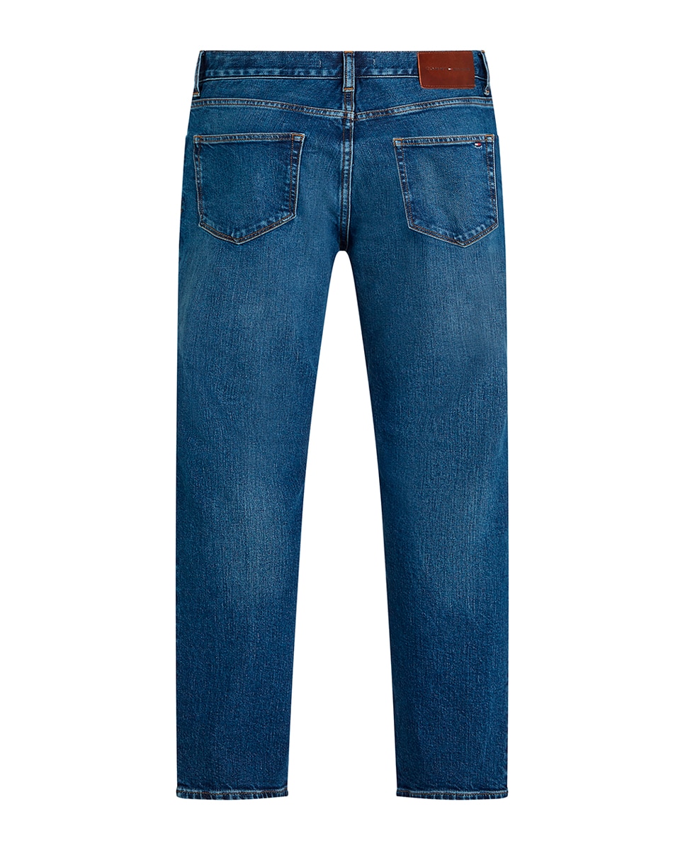 Jeans Denton Fit Tamanhos Grandes Azul-2