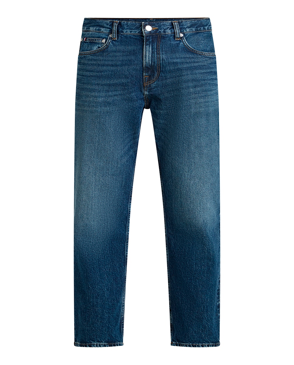 Jeans Denton Fit Tamanhos Grandes Azul-1