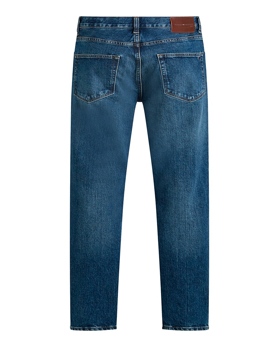 Jeans Denton Fit Tamanhos Grandes Azul-2