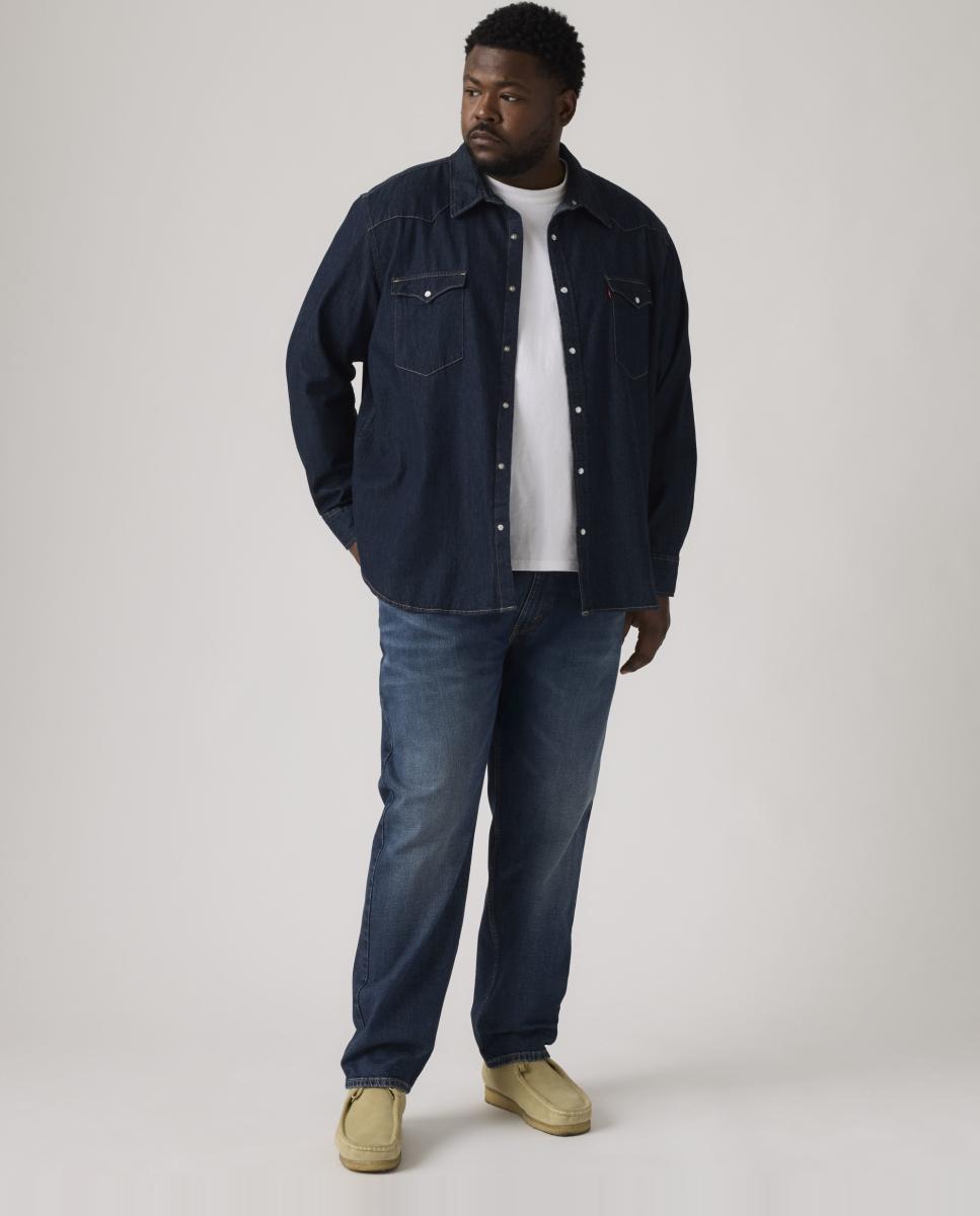 Jeans 502™ Tapered Tamanhos Grandes Azul-marinho-7