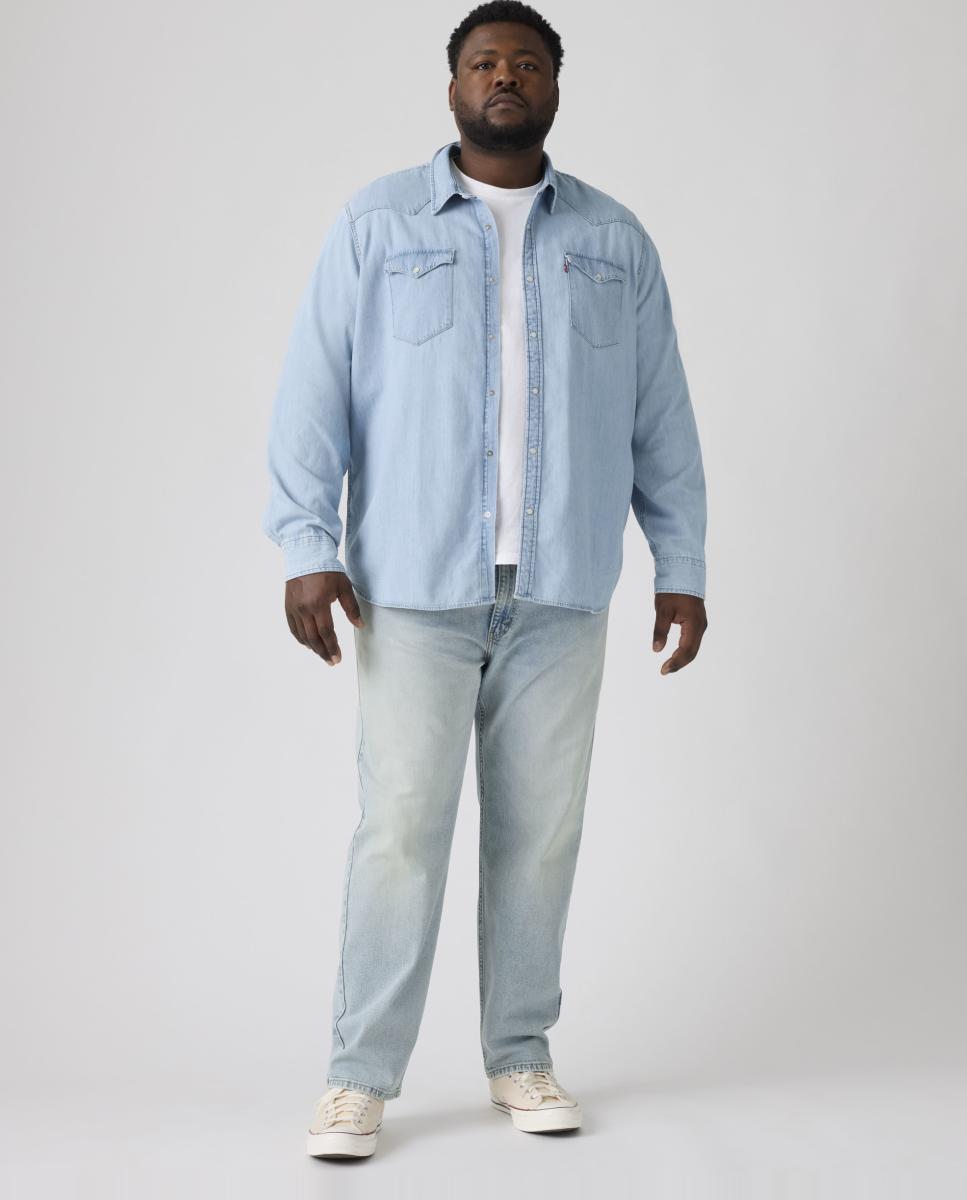 Jeans 502™ Tapered Tamanhos Grandes Azul-claro-7