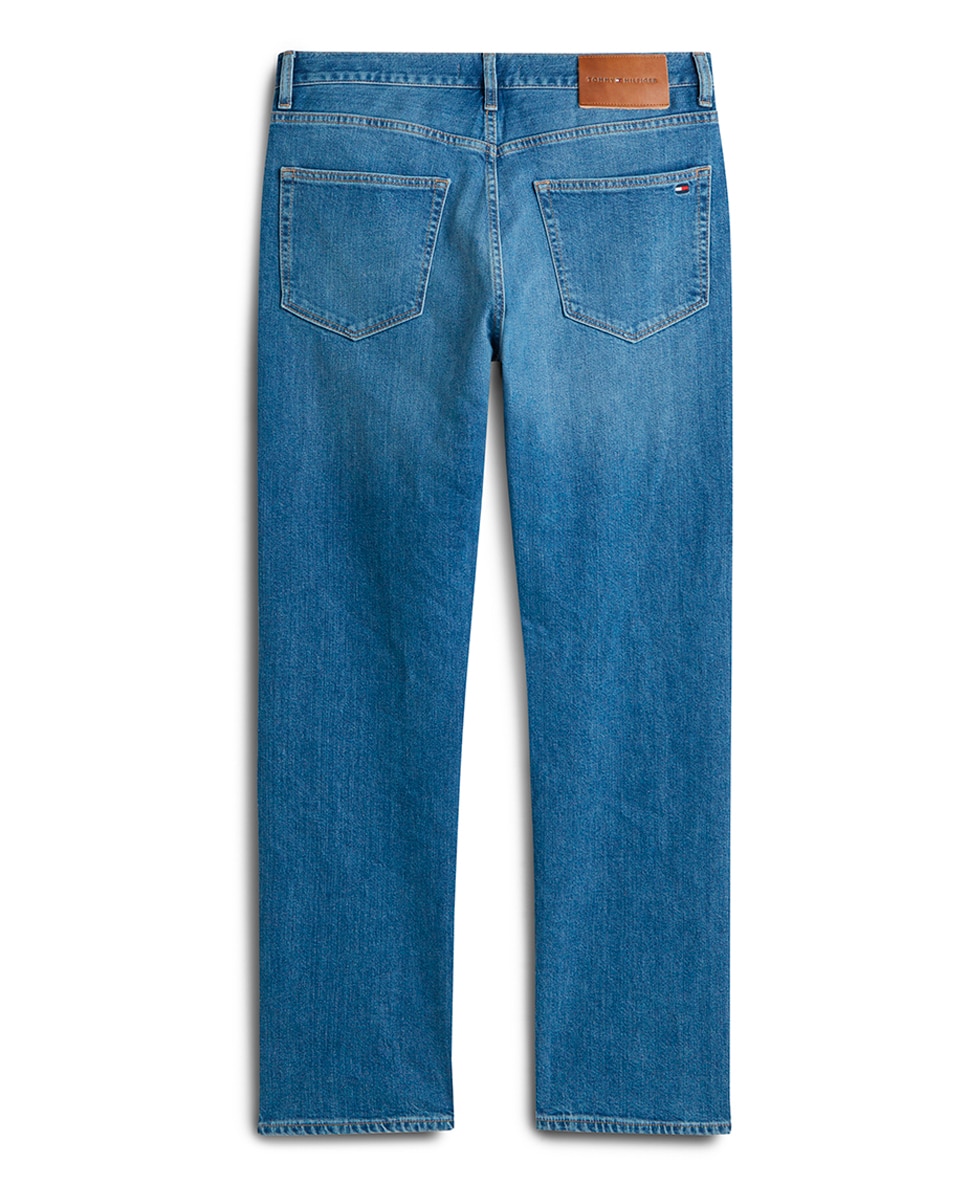 Jeans Regular Fit Denton Tamanhos Grandes Azul-2