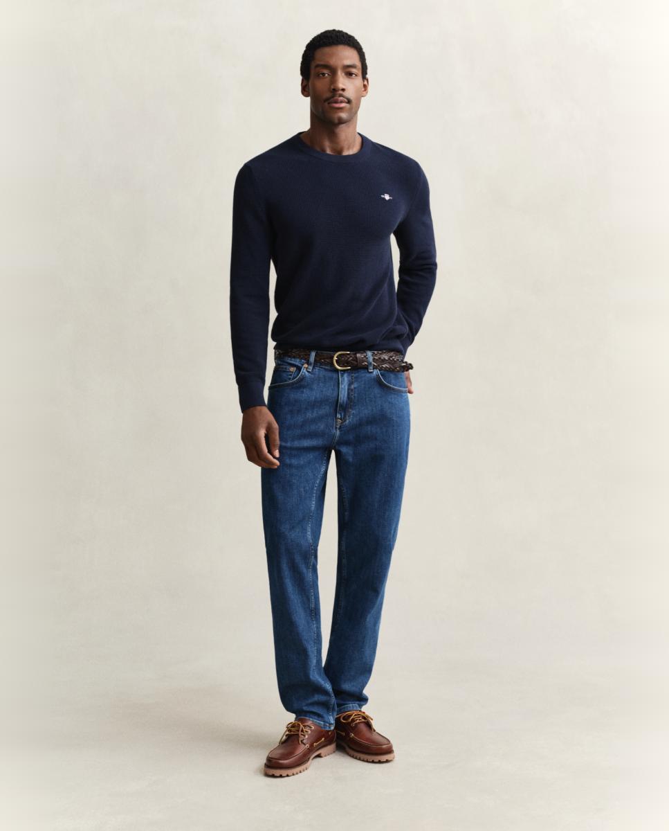 Imagem 0 de Jeans Straight com Efeito de Lavagem Tamanhos Grandes