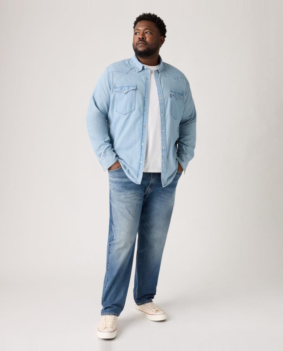 Jeans 502™ Tapered Tamanhos Grandes Azul-5