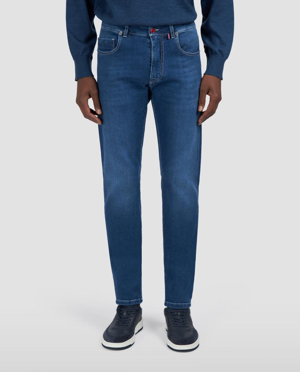 Vaqueros de hombre cinco bolsillos Red Rivet tallas grandes - Paul & Shark - Azul Azul-2