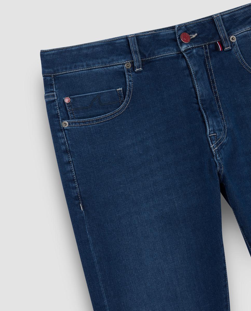 Vaqueros de hombre cinco bolsillos Red Rivet tallas grandes - Paul & Shark - Azul Azul-6