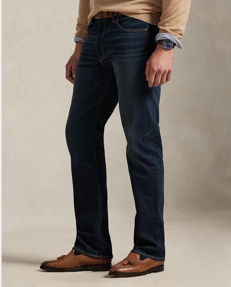 Jeans Hampton Relaxed Straight Polo Tamanhos Grandes Azul-índigo-5