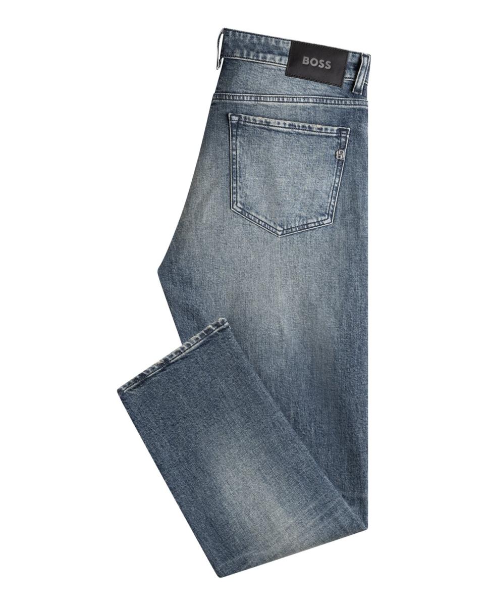 Imagen 3 de Pantalón largo de hombre tallas grandes. - Boss - Azul Azul