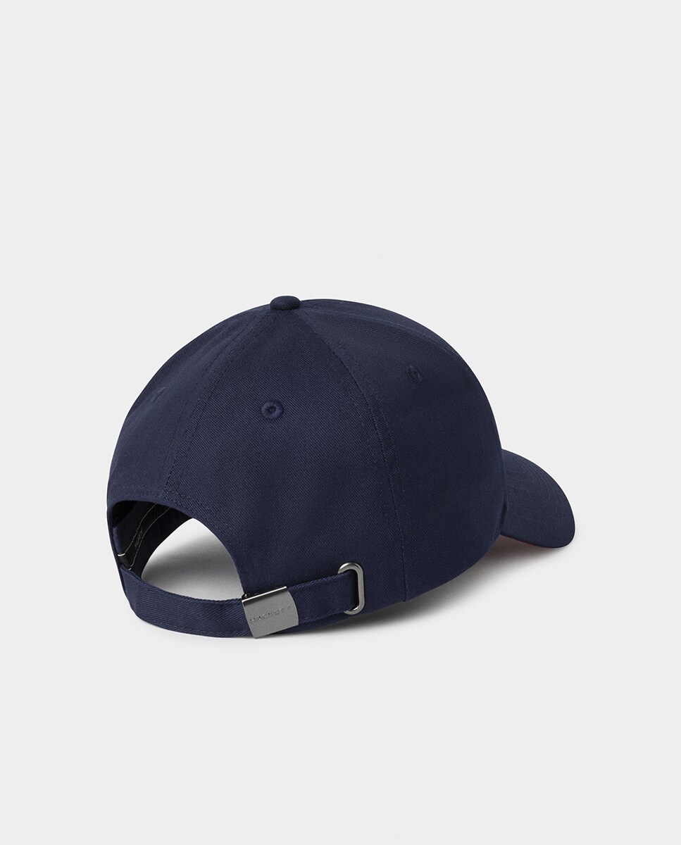 Boné Desportivo com Estampado à Frente Tamanhos Grandes Azul-2