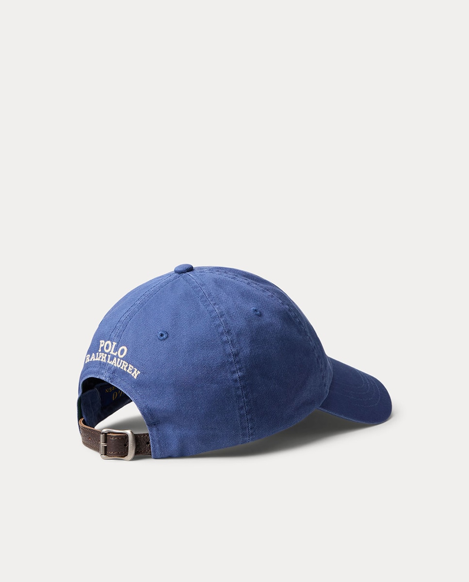 Boné de Sarja com Polo Bear Azul-marinho-2