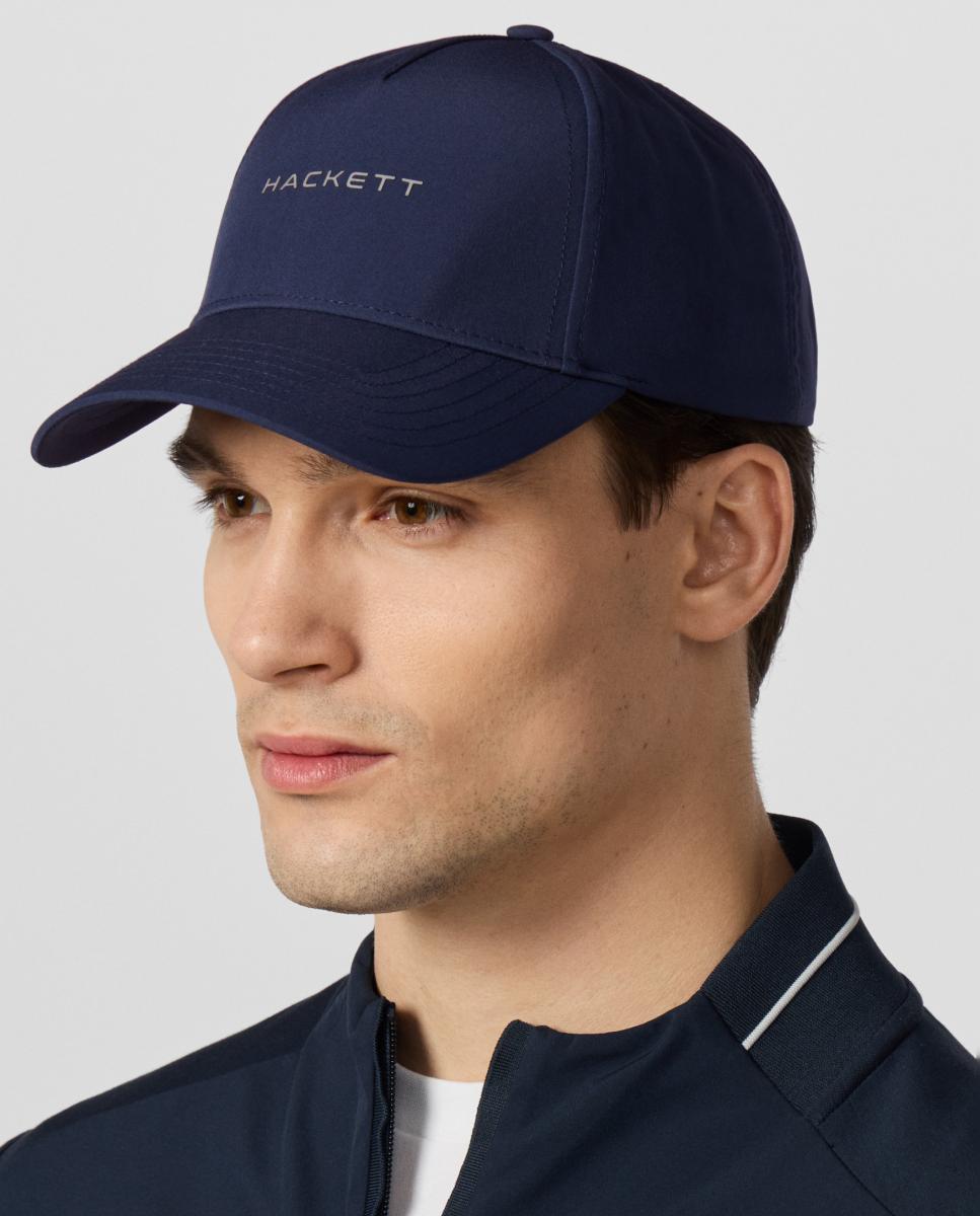 Gorra de hombre deportiva logotipo frontal tallas grandes - Hackett - Azul Azul-5