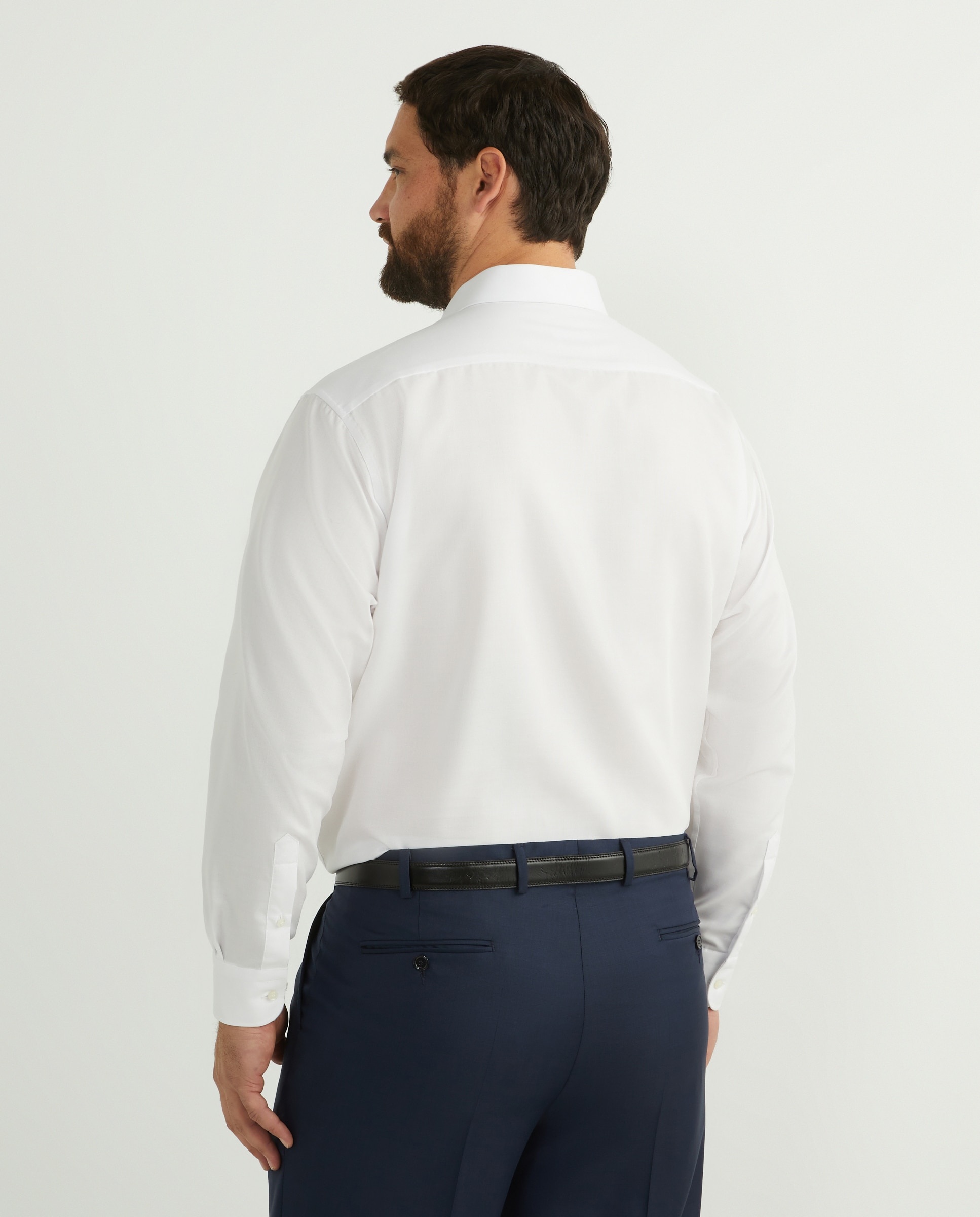 Camisa Formal Regular Tamanhos Grandes Branco-2