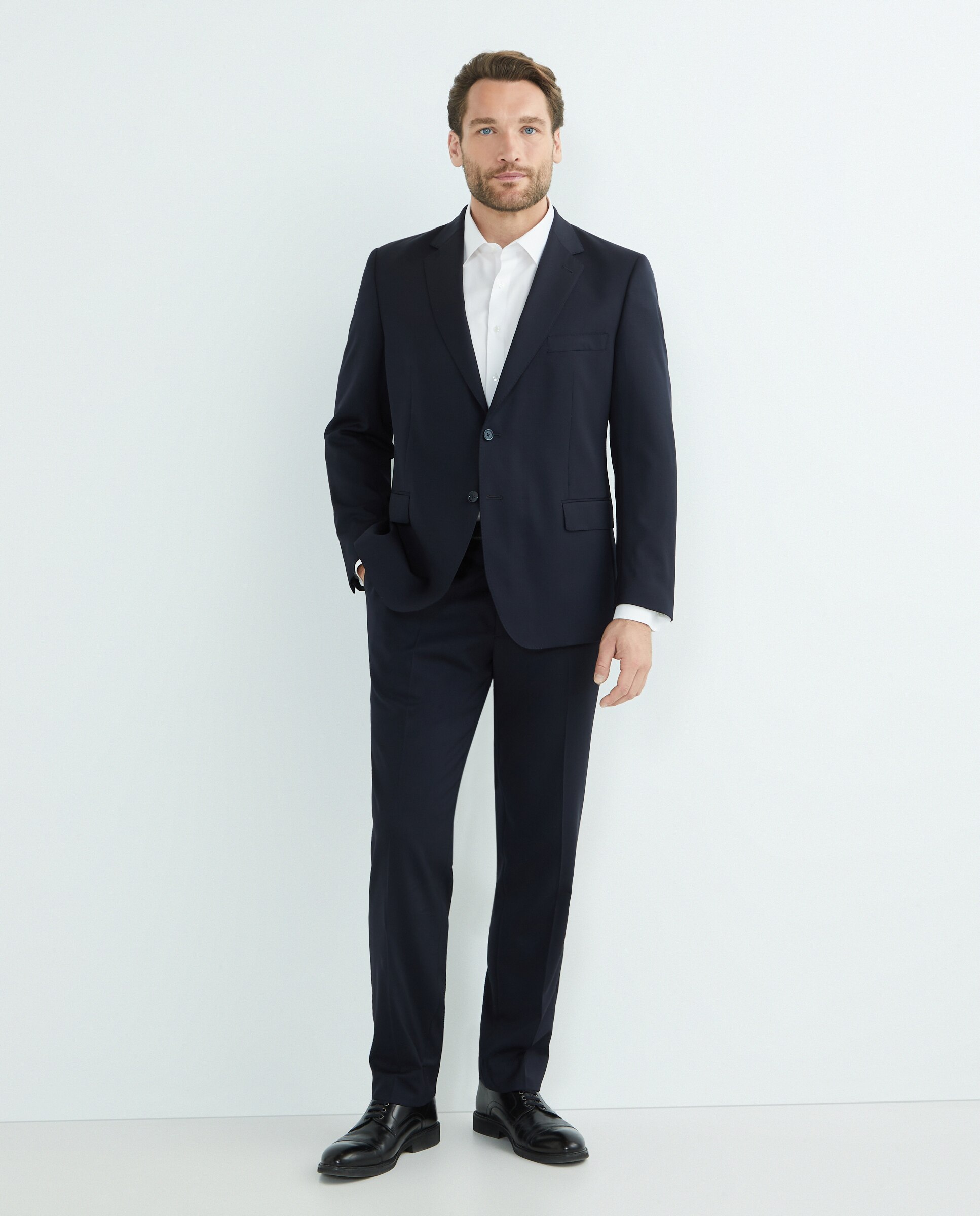 Camisa Non Iron Tamanhos Grandes Branco-2