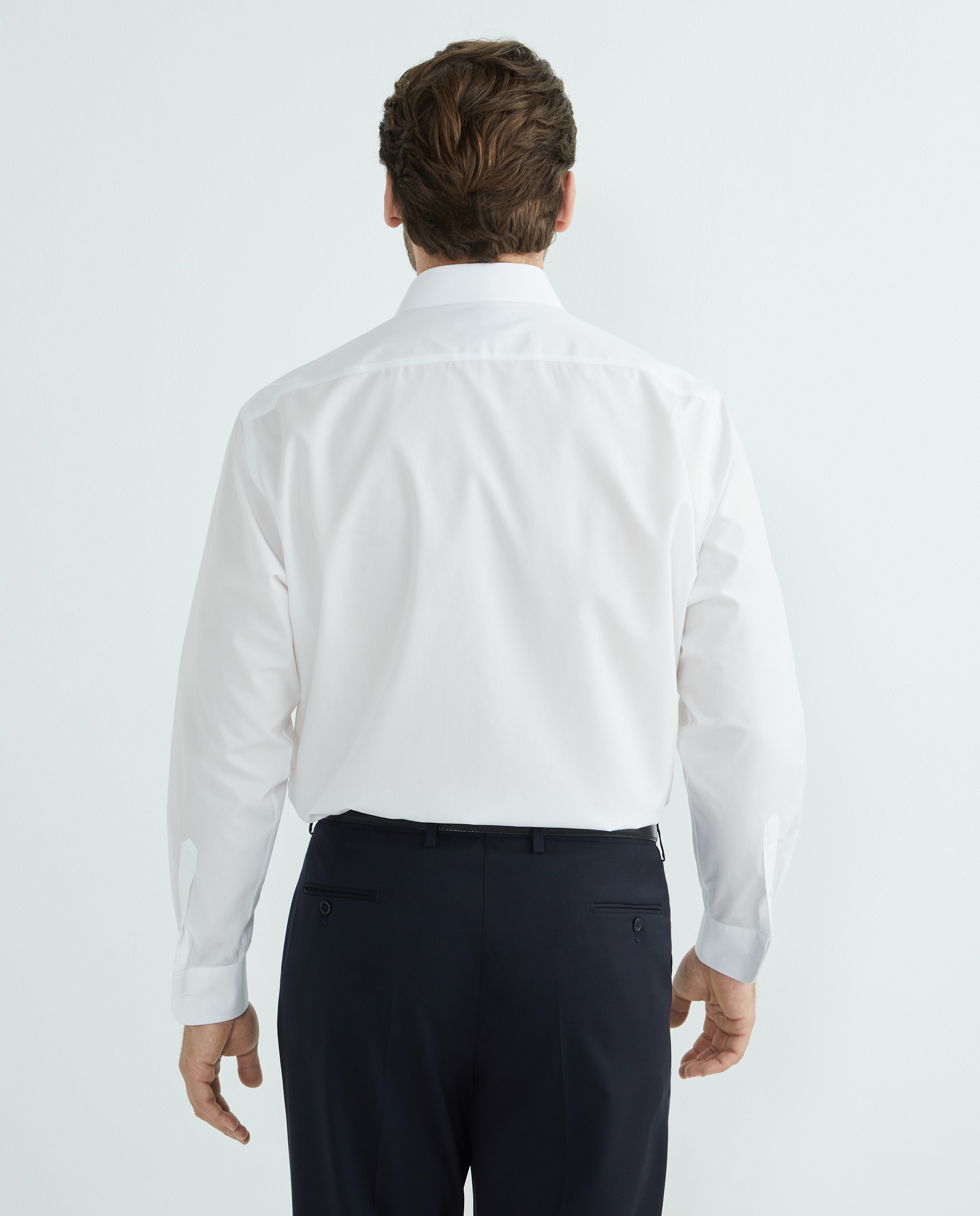 Camisa Non Iron Tamanhos Grandes Branco-3
