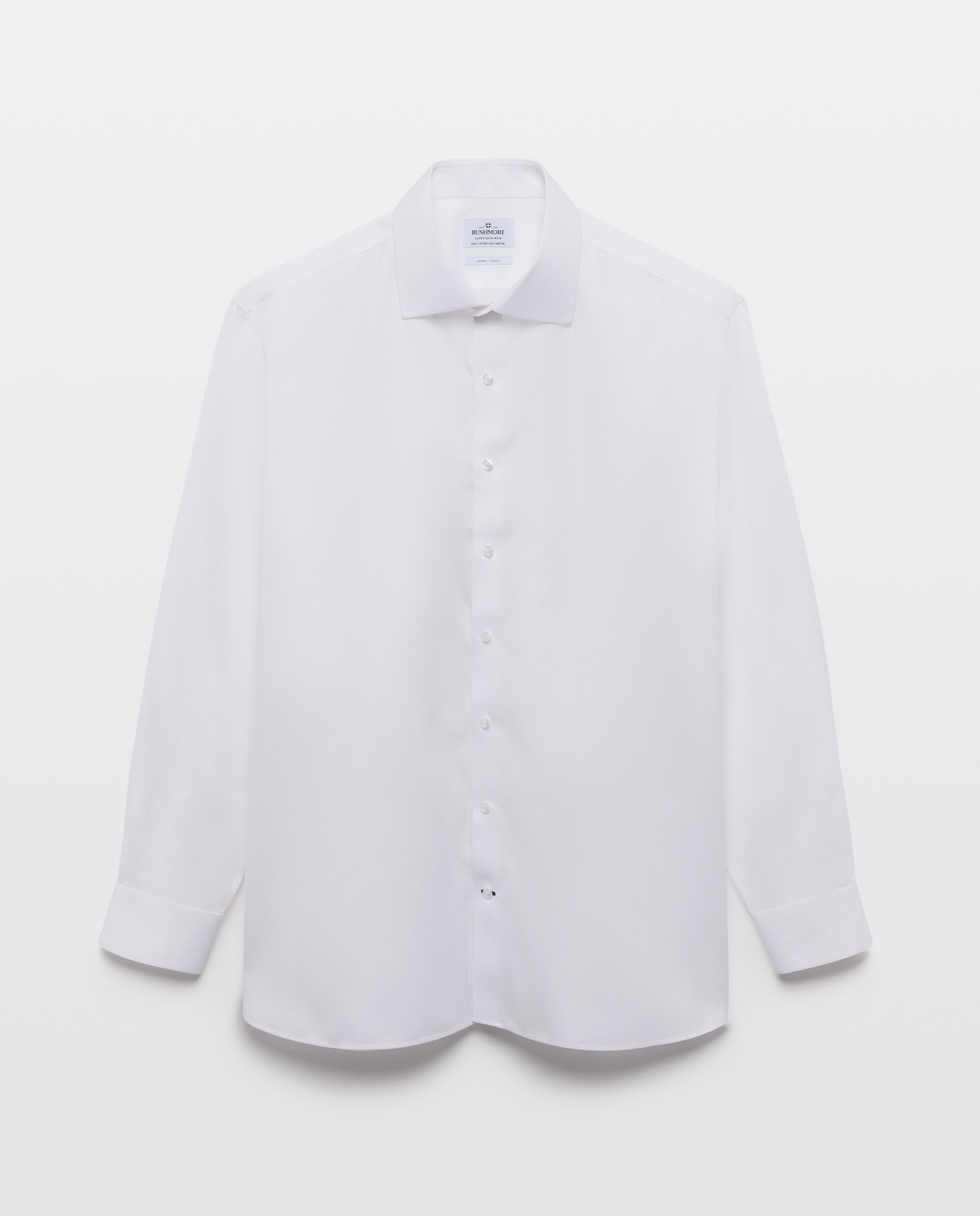 Camisa de hombre non iron - Rushmore - Blanco Blanco-5