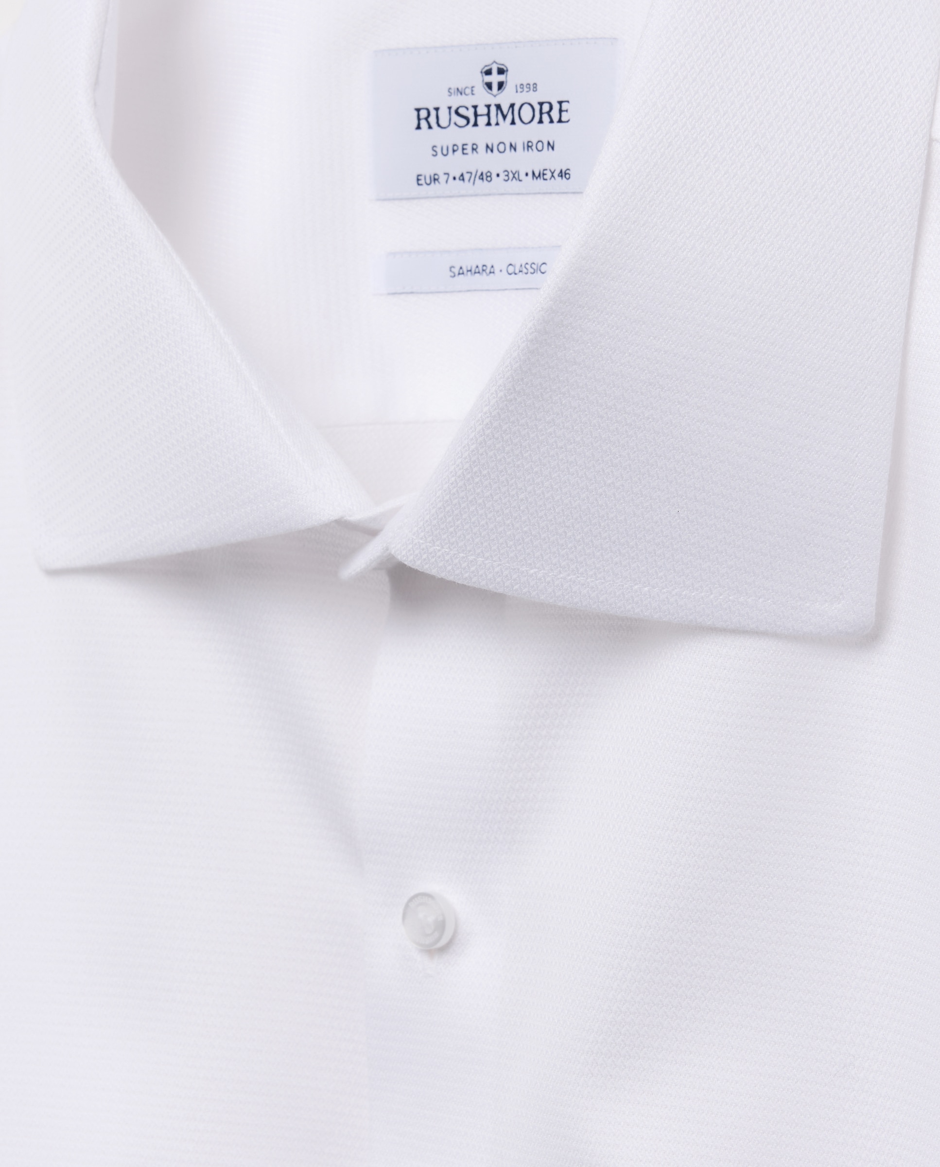 Camisa de hombre non iron - Rushmore - Blanco Blanco-6