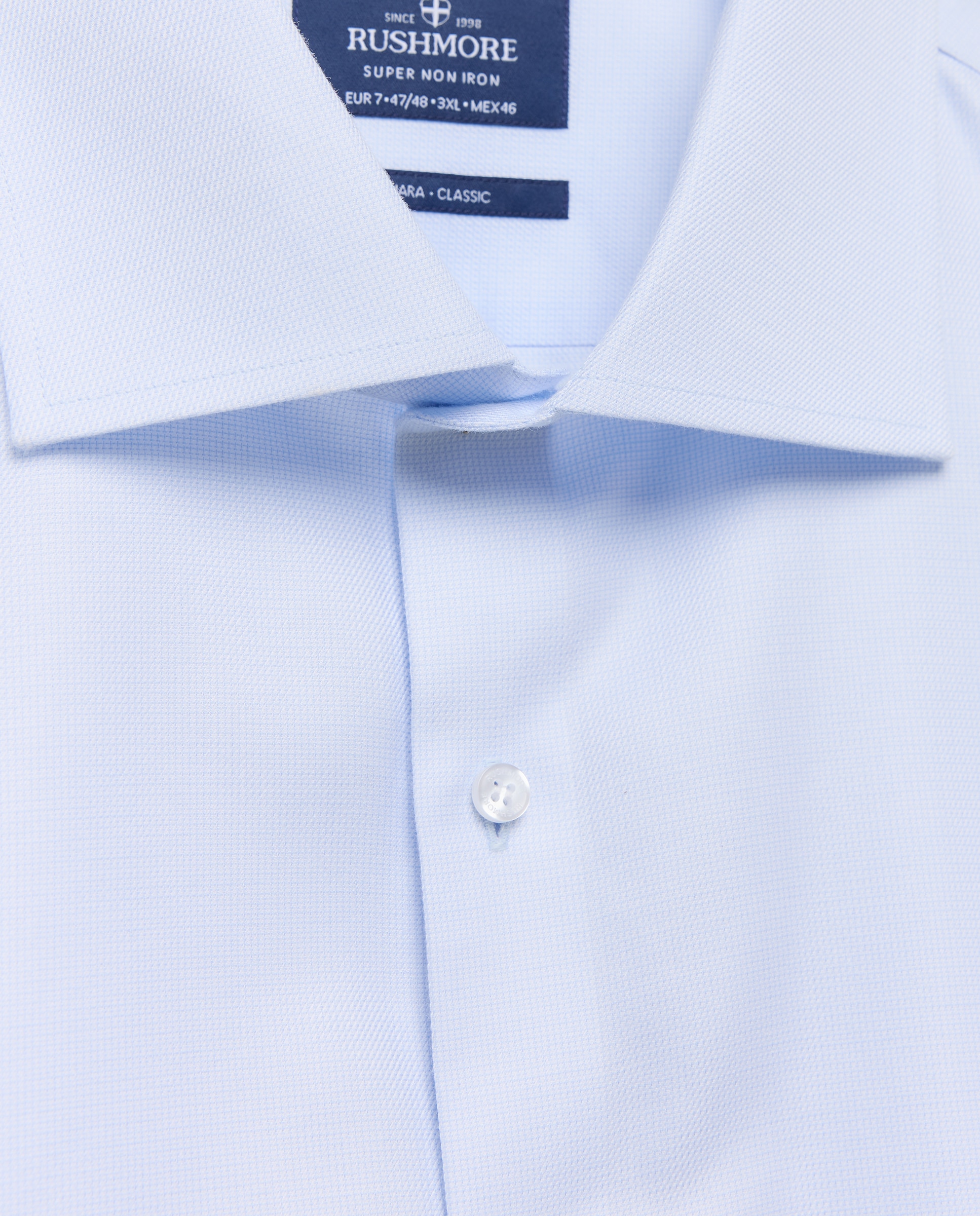 Imagen 6 de Camisa de hombre non iron - Rushmore - Azul claro Azul claro