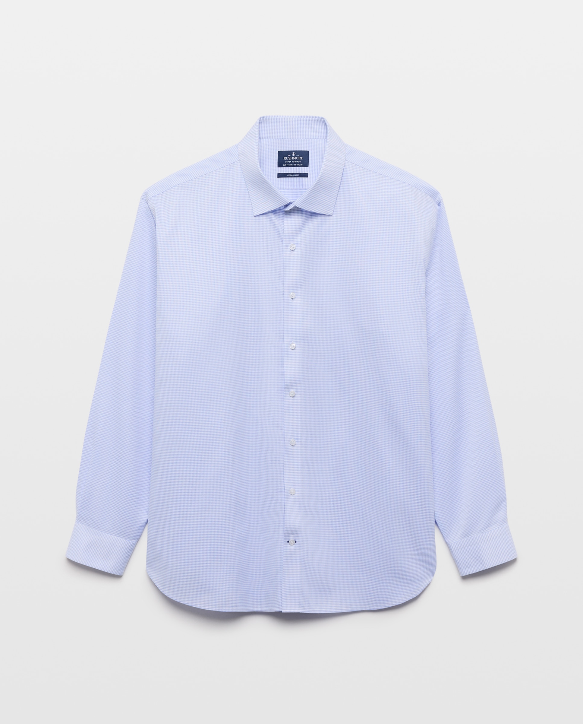 Imagen 4 de Camisa de hombre non iron - Rushmore - Azul Azul