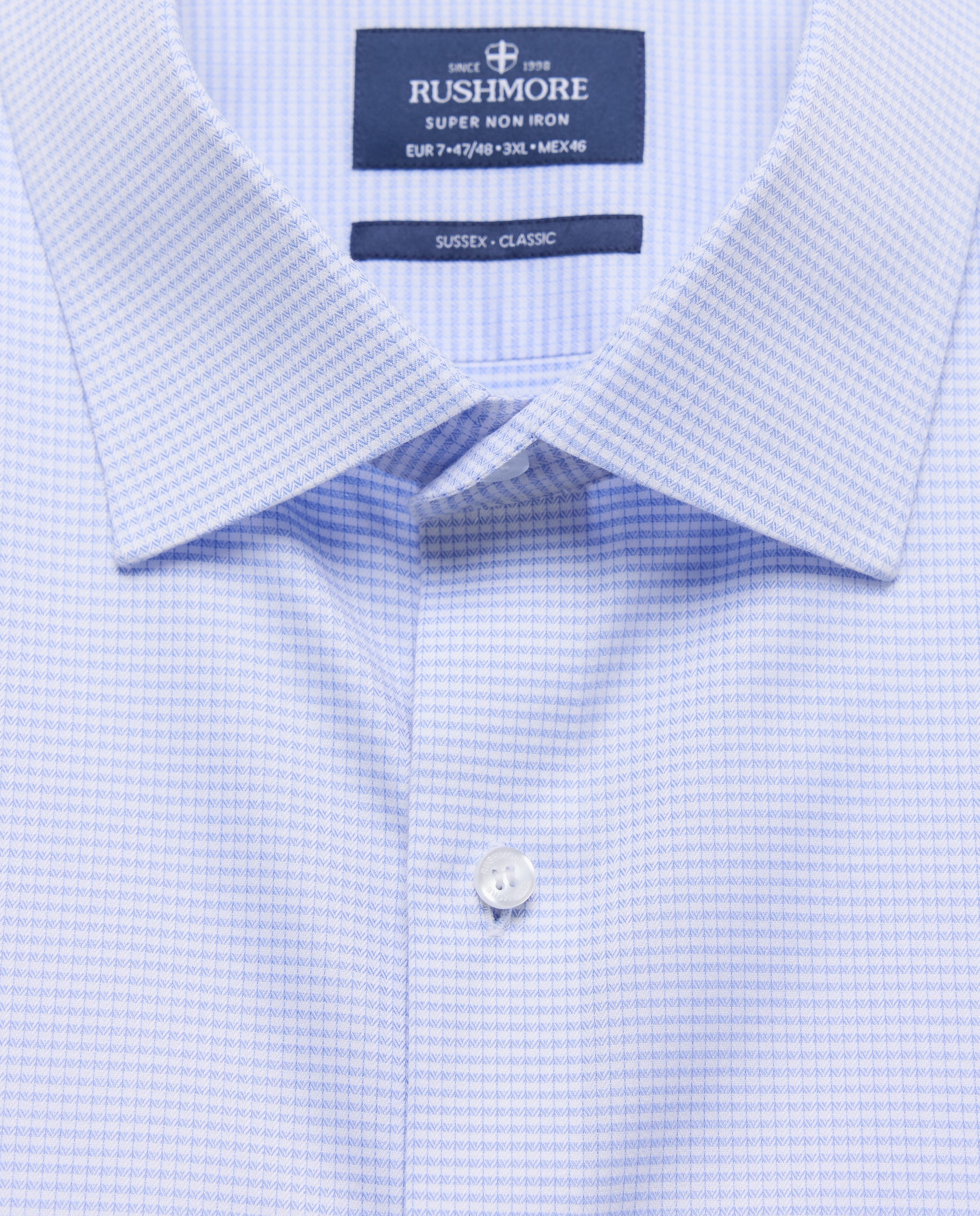 Imagen 5 de Camisa de hombre non iron - Rushmore - Azul Azul