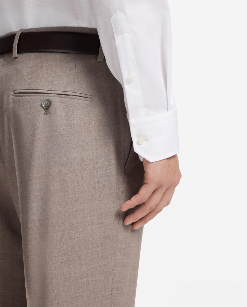 Imagen 3 de Camisa manga larga de hombre tallas grandes. - Boss - Blanco Blanco