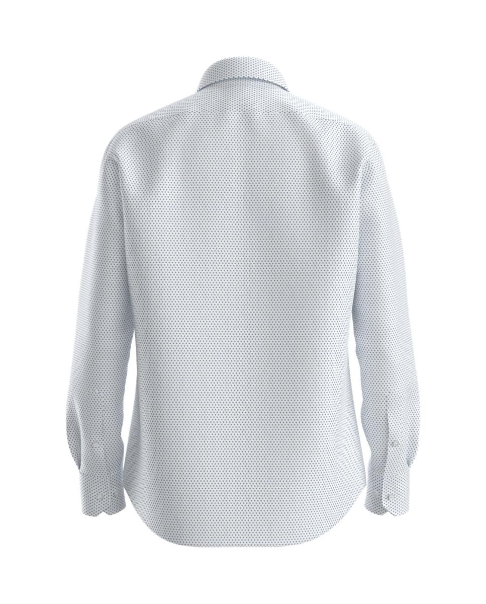 Camisa manga larga de hombre tallas grandes. - Boss - Blanco Blanco-2