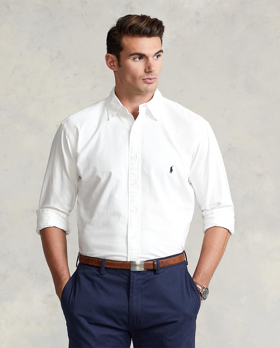 Imagem 0 de Camisa Oxford Tingida Regular Fit